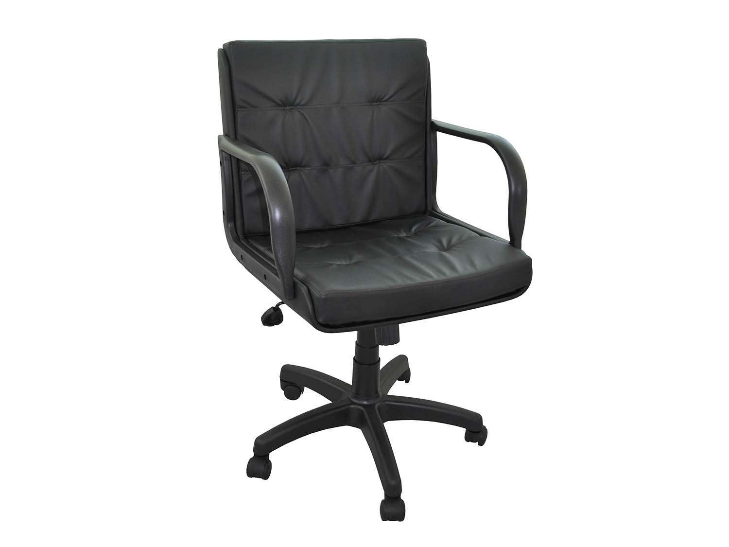 Кресло Маклер 2П черный/к/з черный