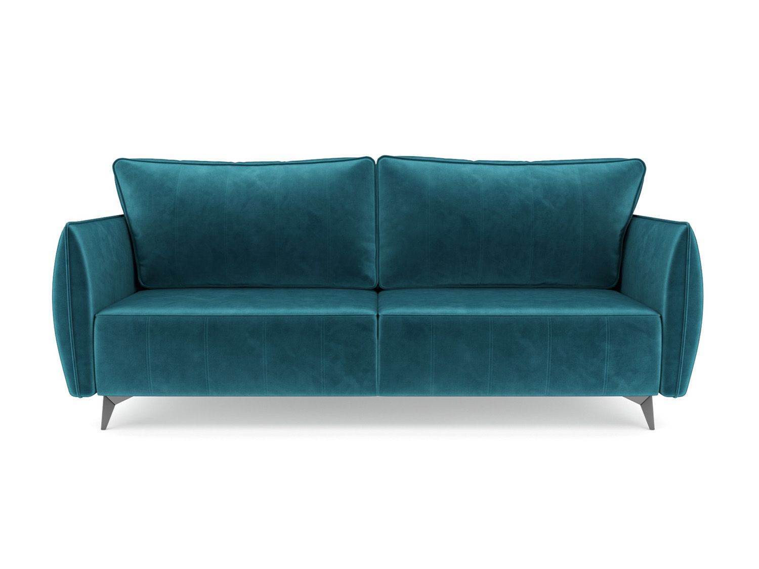 Диван Осло бархат сине-зеленый STAR VELVET 43 BLACK GREEN