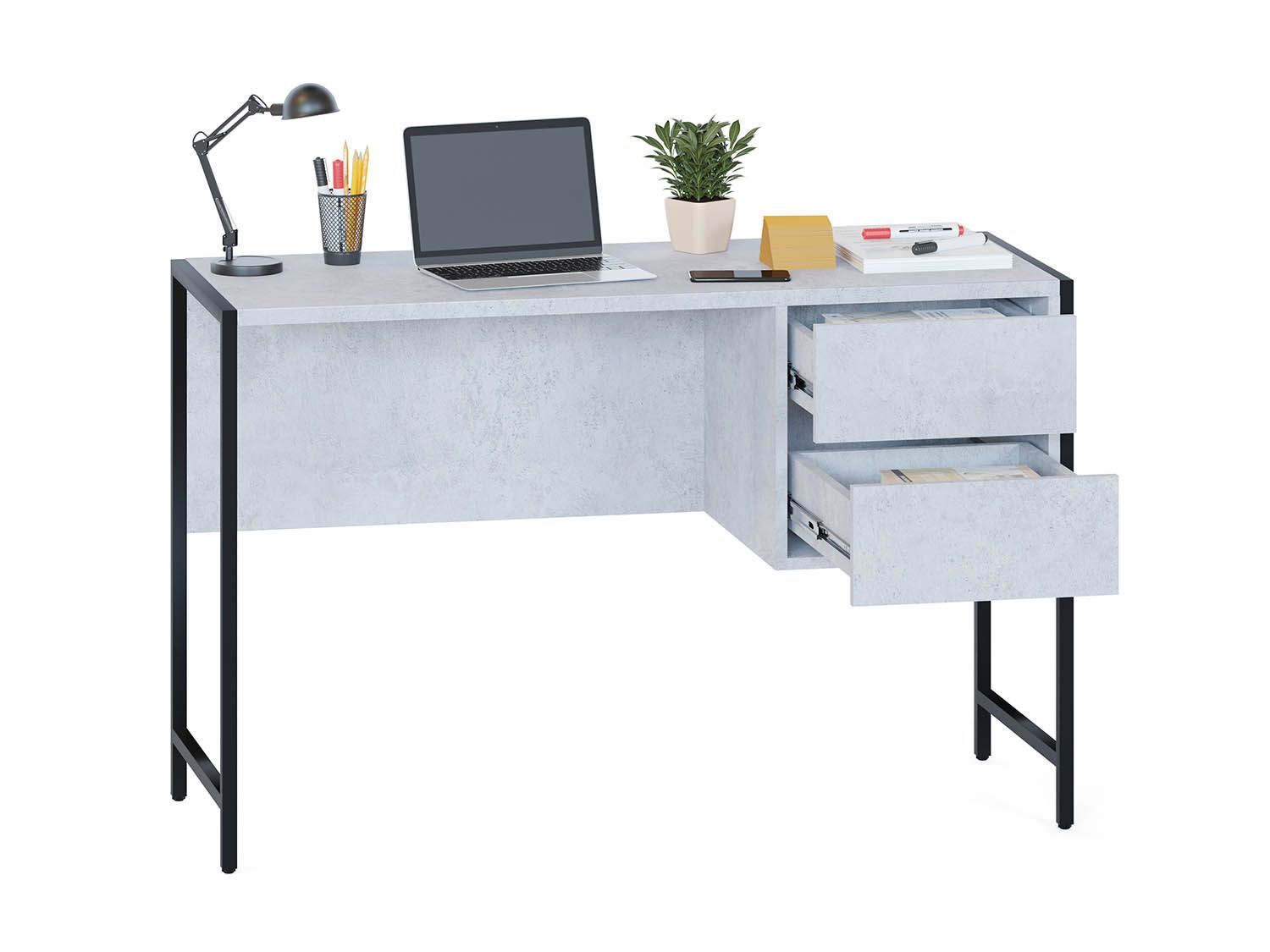 СПМ-404 Стол письменный Бетон