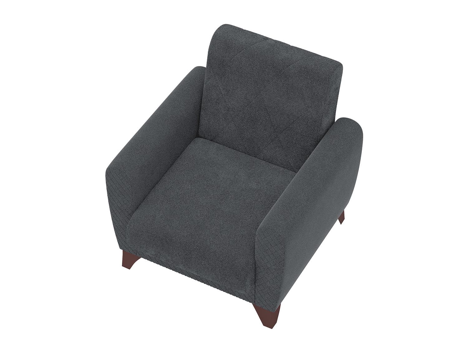 Эдвин М кресло для отдыха / велюр джоя 018 графит