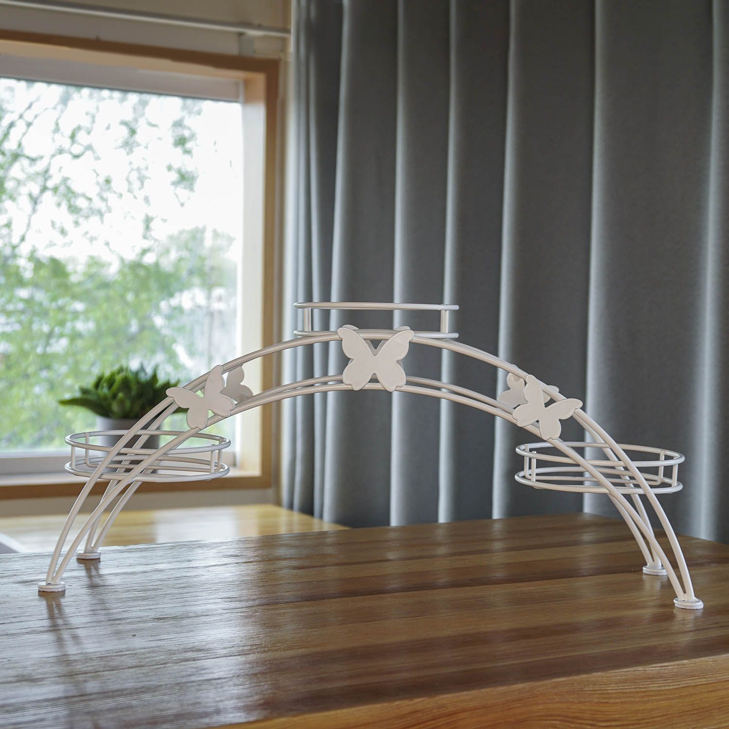 Подставка для цветов Арка 3 Белый