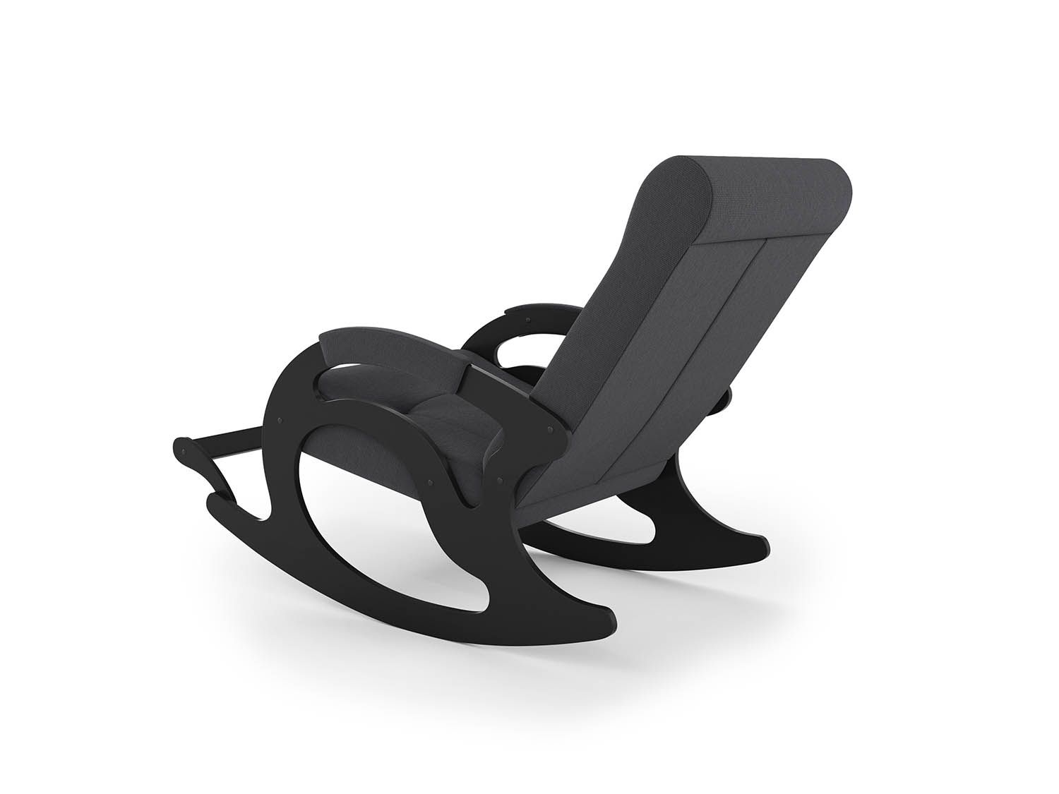 Кресло-качалка Тироль Черный / Графит