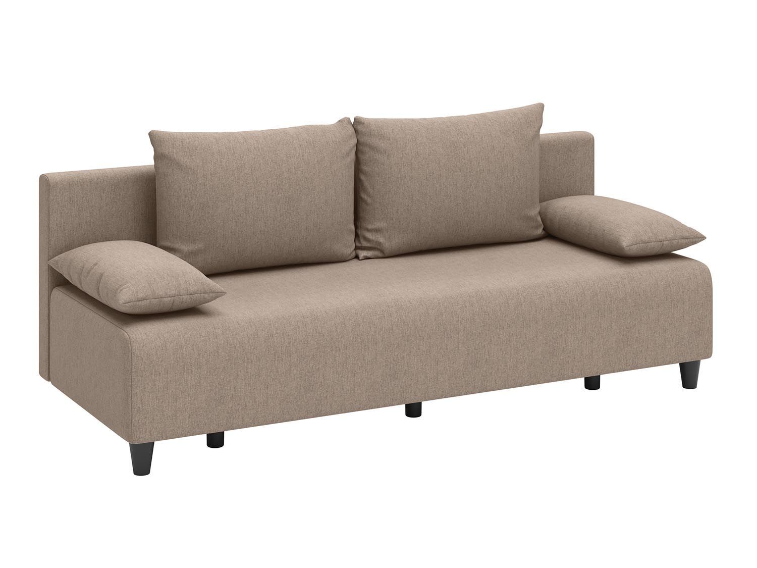 Роджерс М диван-кровать 3-х мест / рогожка светло-бежевая