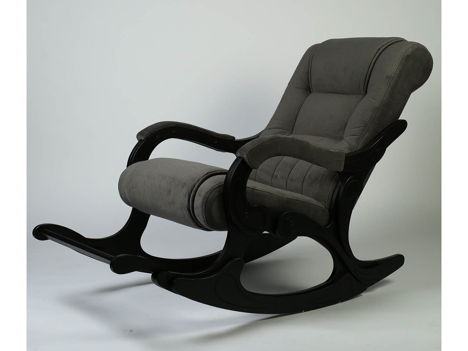 Кресло-качалка Родос Черный / Графит
