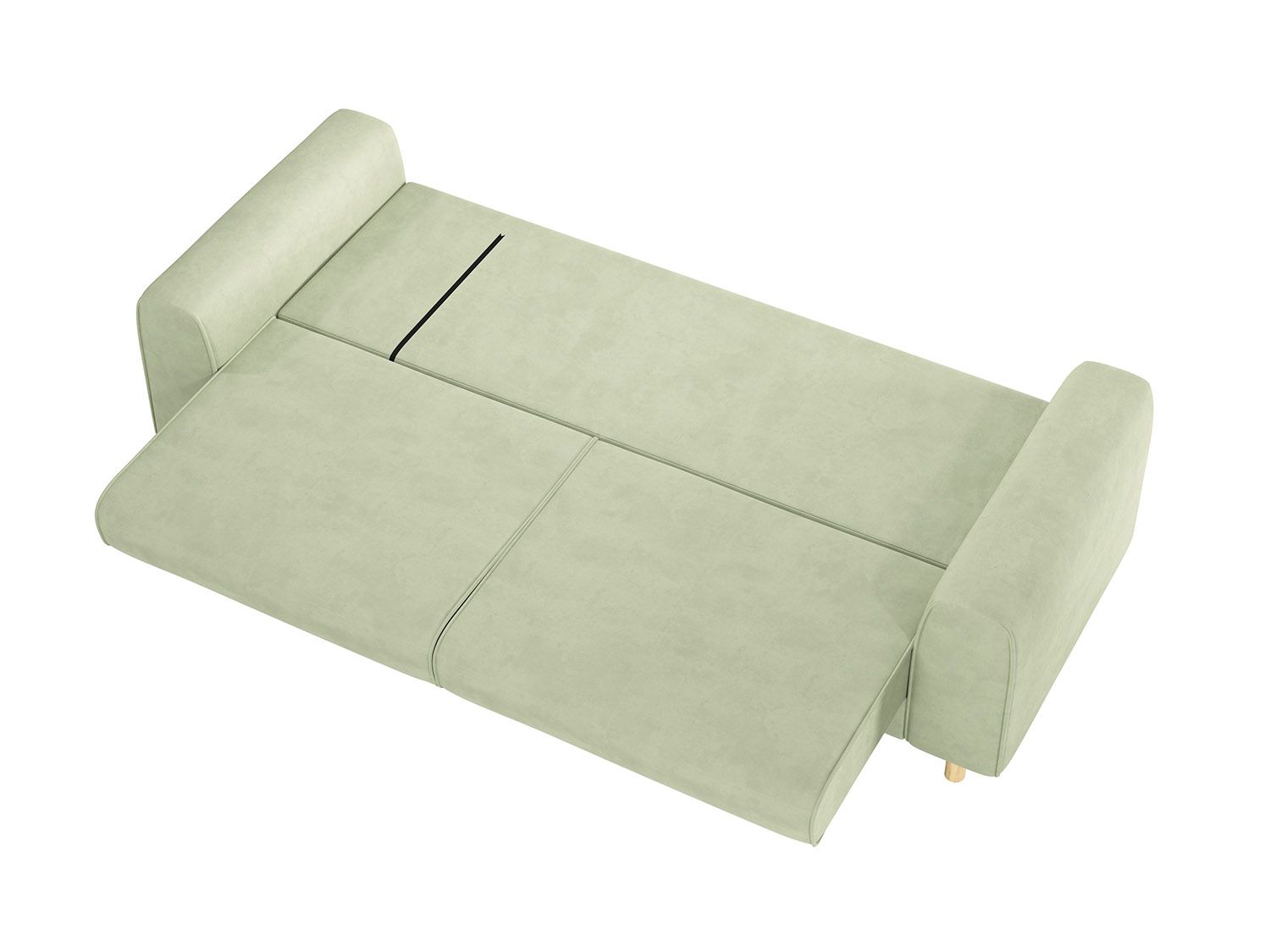 Диван-кровать Шелдон / букле Лайк светло-оливковый 690