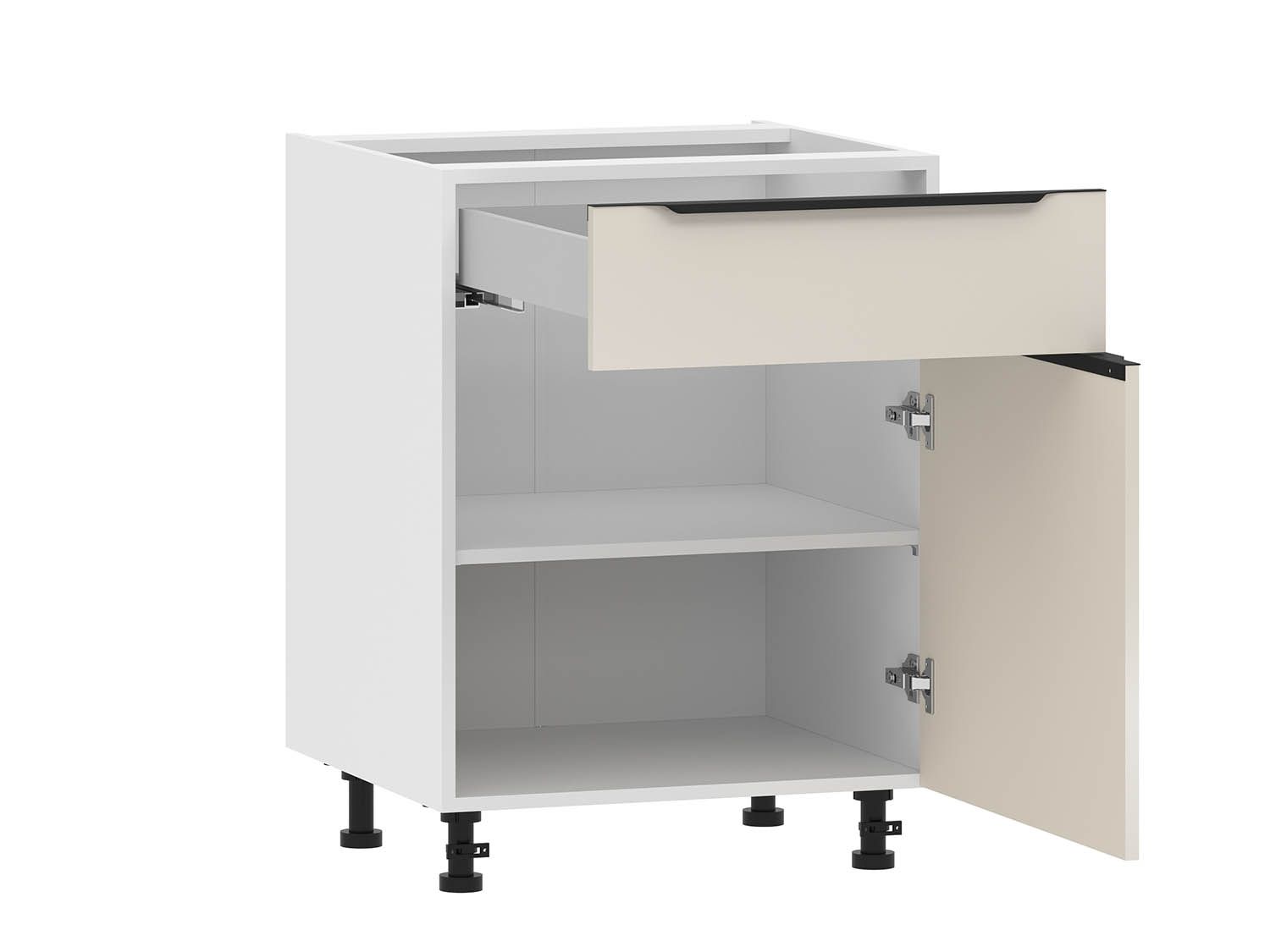 Арли 100.58.600 тумба кухонная Белый / Кашемир