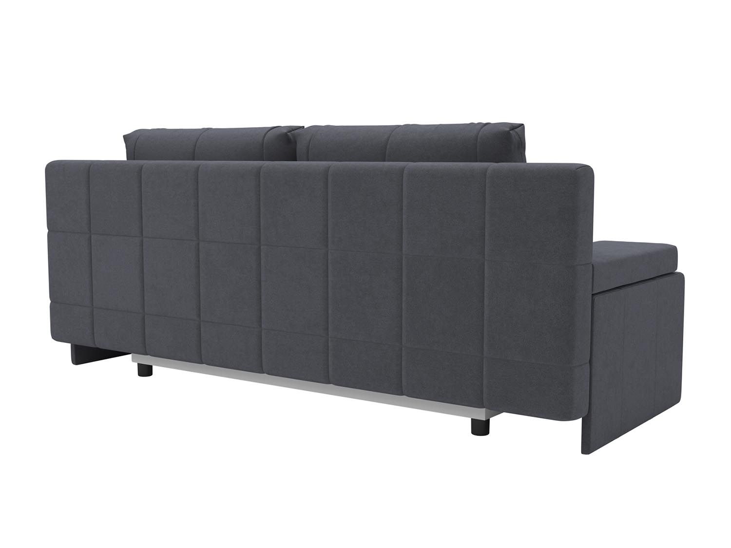 Ричмонд М диван-кровать 3-х мест / велюр Parma 27 темно-серый