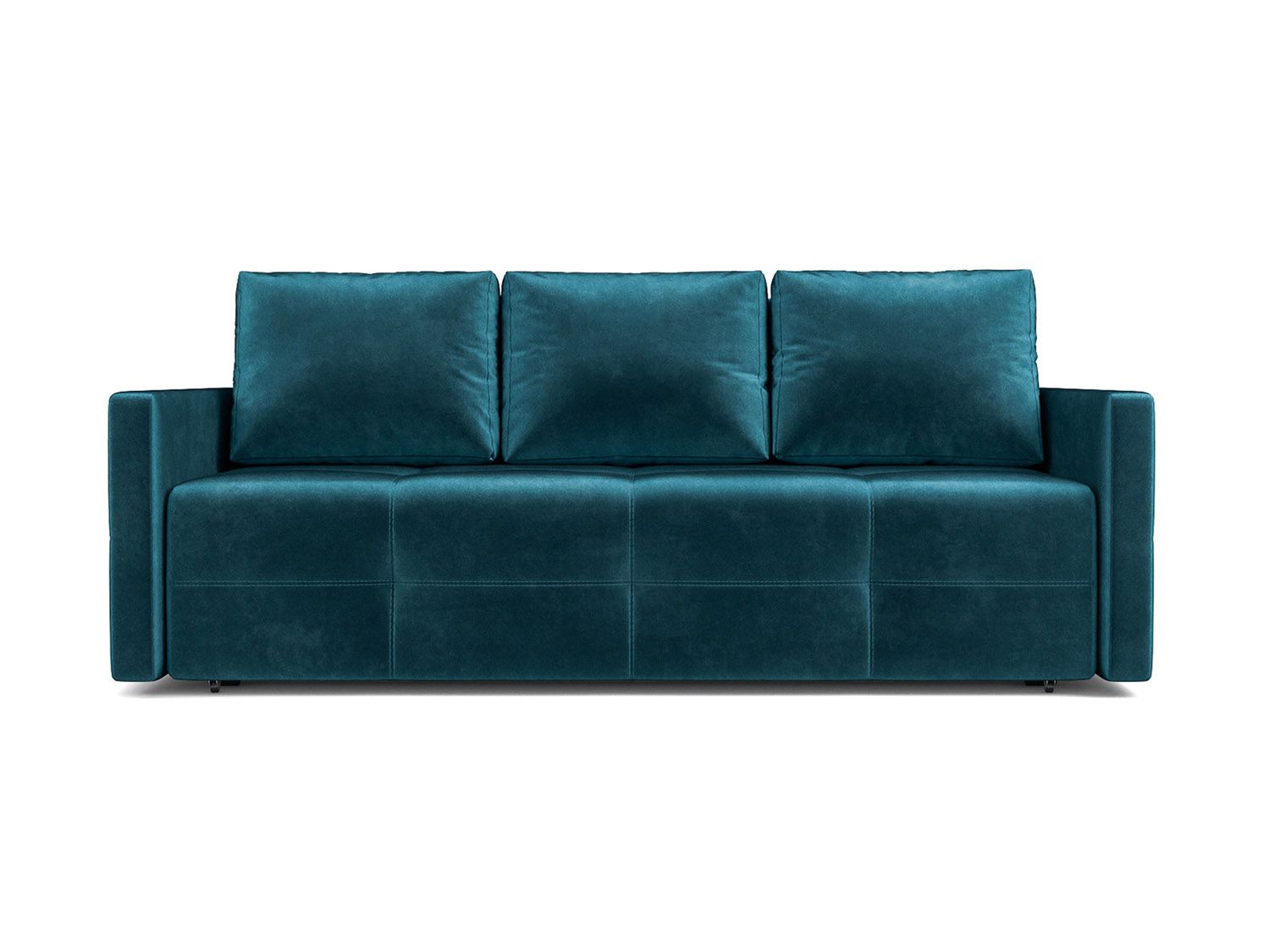 Диван Марсель №2 бархат сине-зеленый STAR VELVET 43 BLACK GREEN