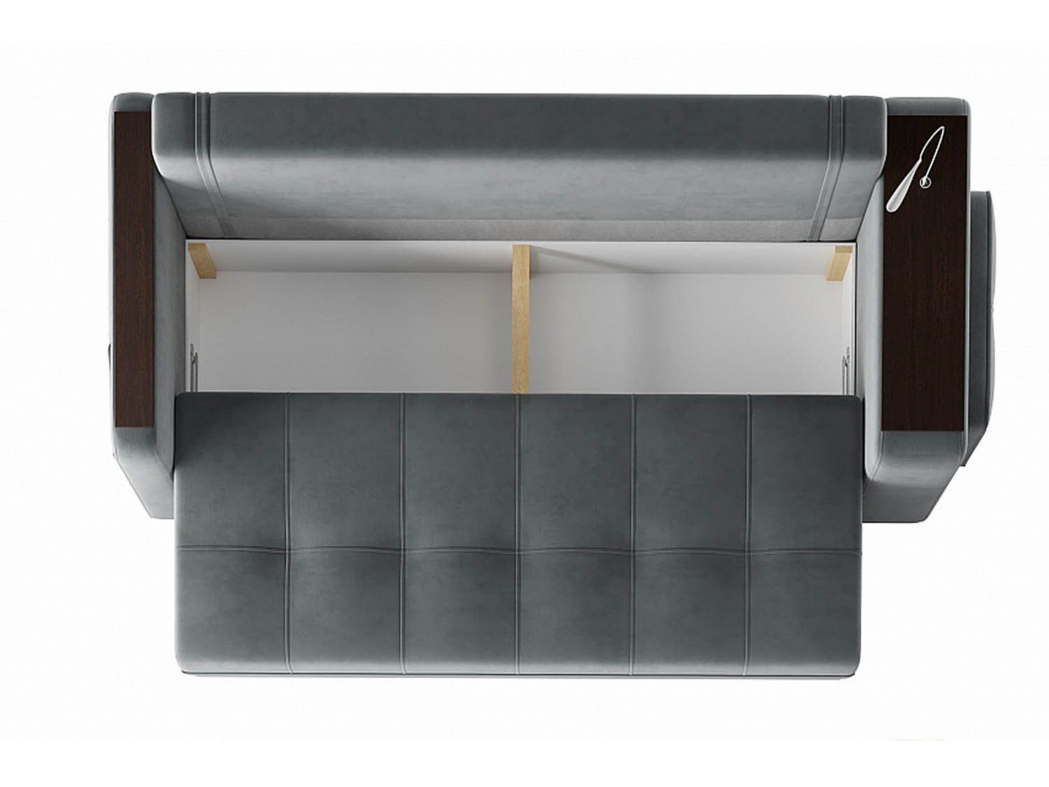 Диван Smart 4 пуф справа Б3-3Т-Б4 СК Вивальди 8