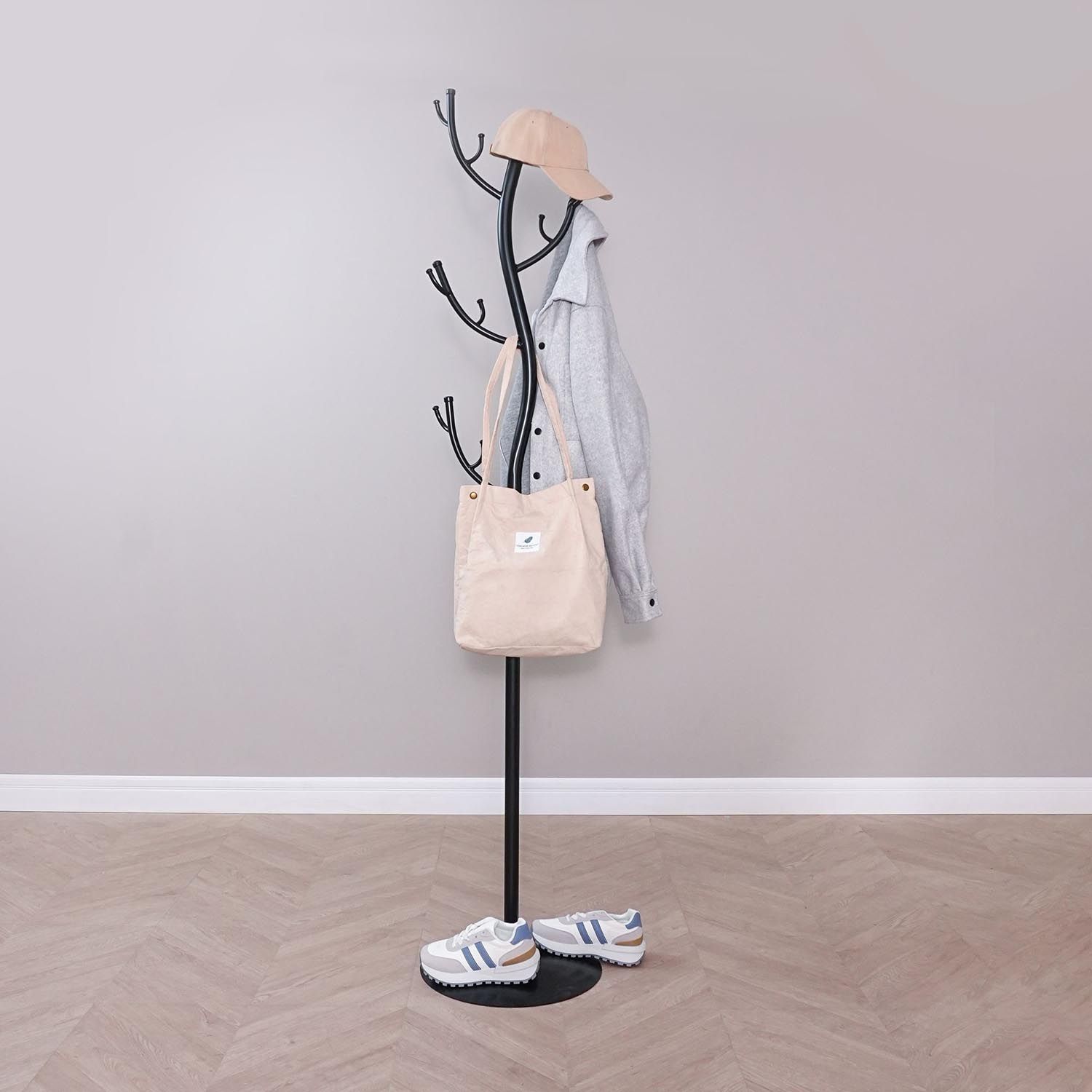 Вешалка напольная Дерево Черный