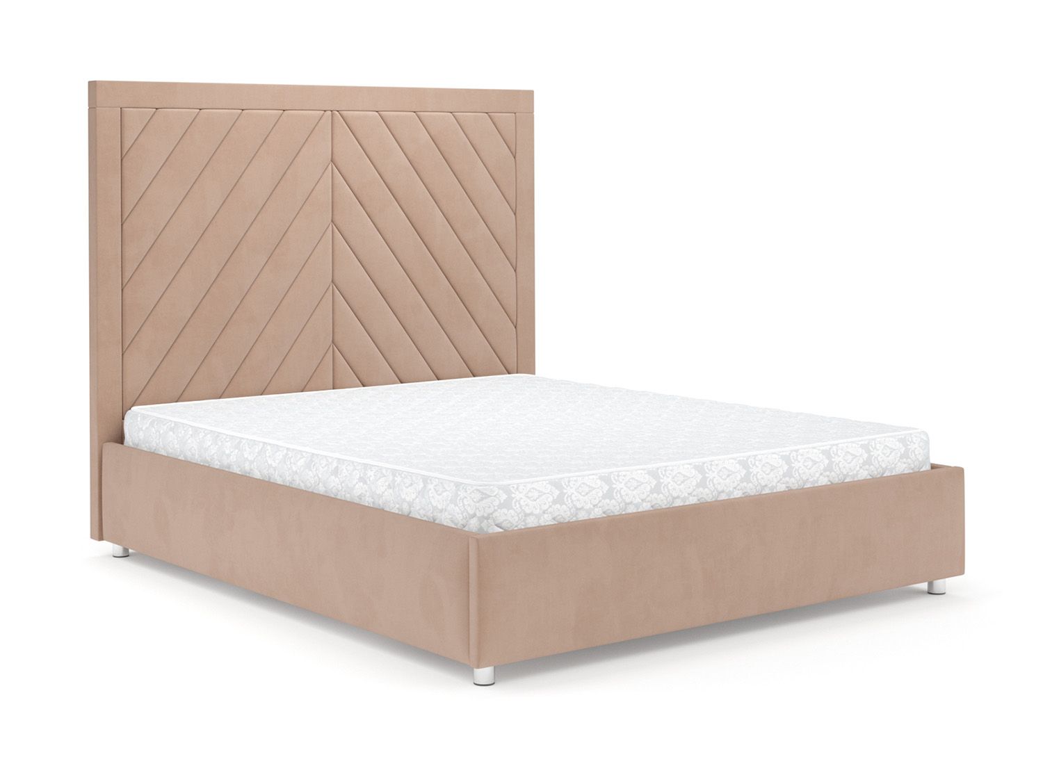 Кровать Мишель Бежевый - Luna 061 140