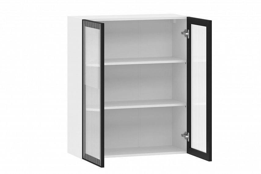 Moru шкаф навесной 100.83.800 / Белый/Черный