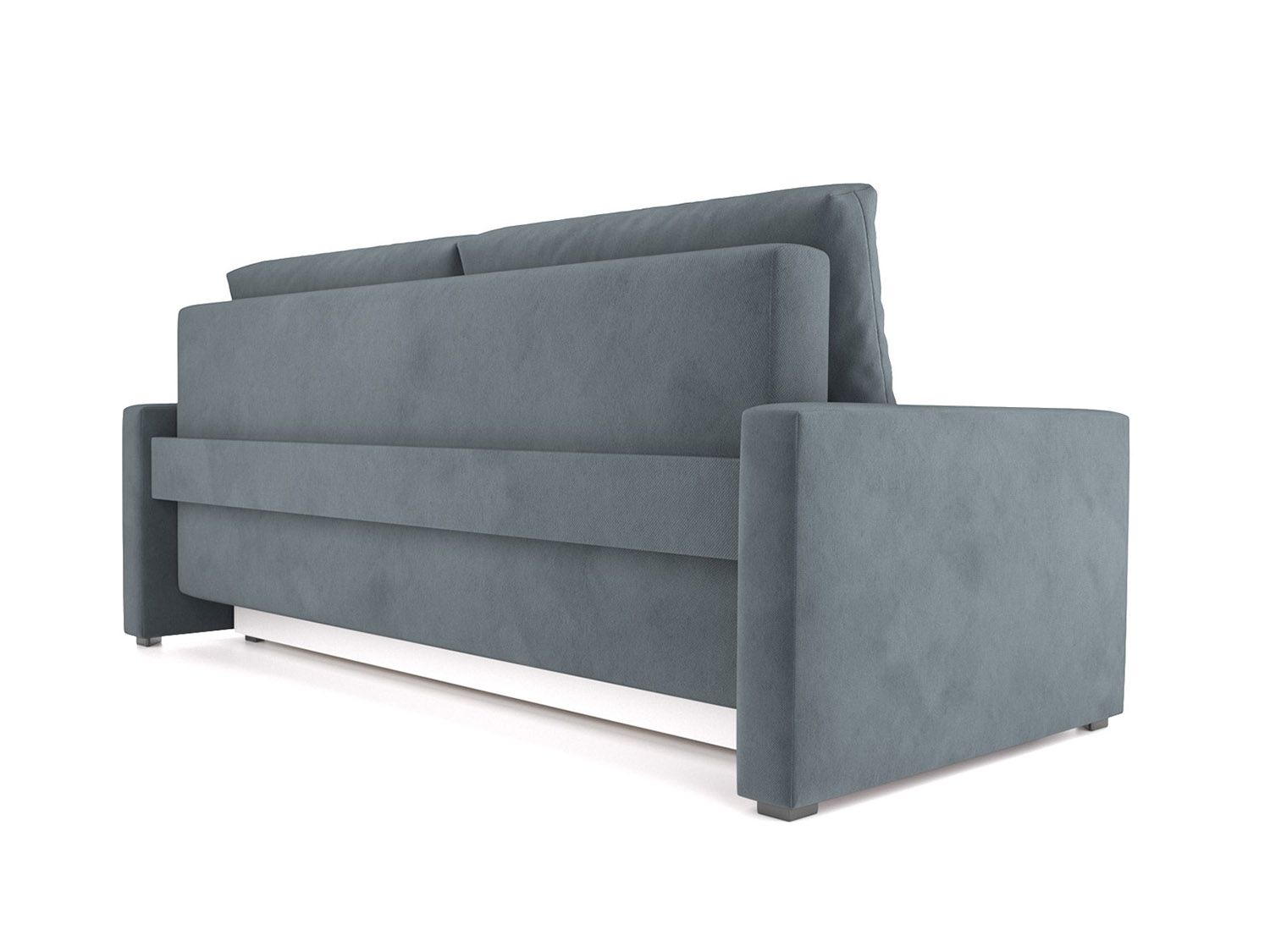 Диван Поло велюр серо-синий HB-178 26