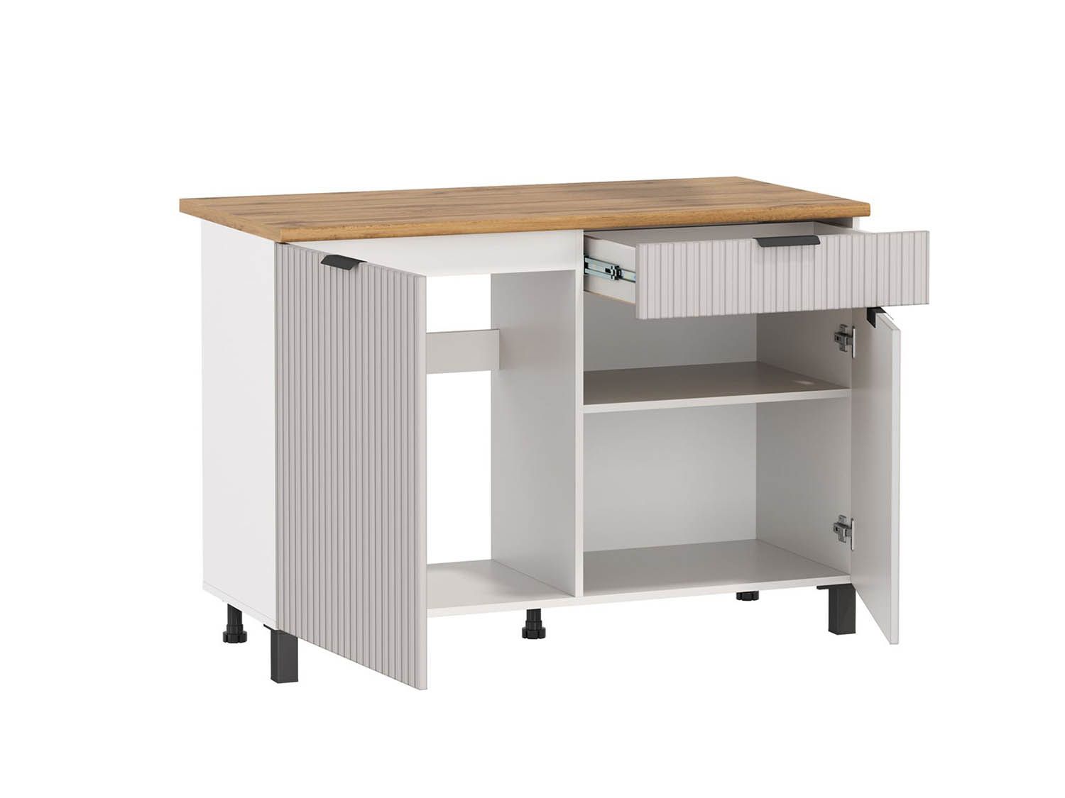 Венера стол 1200 МДФ Кашемир фрезерованный