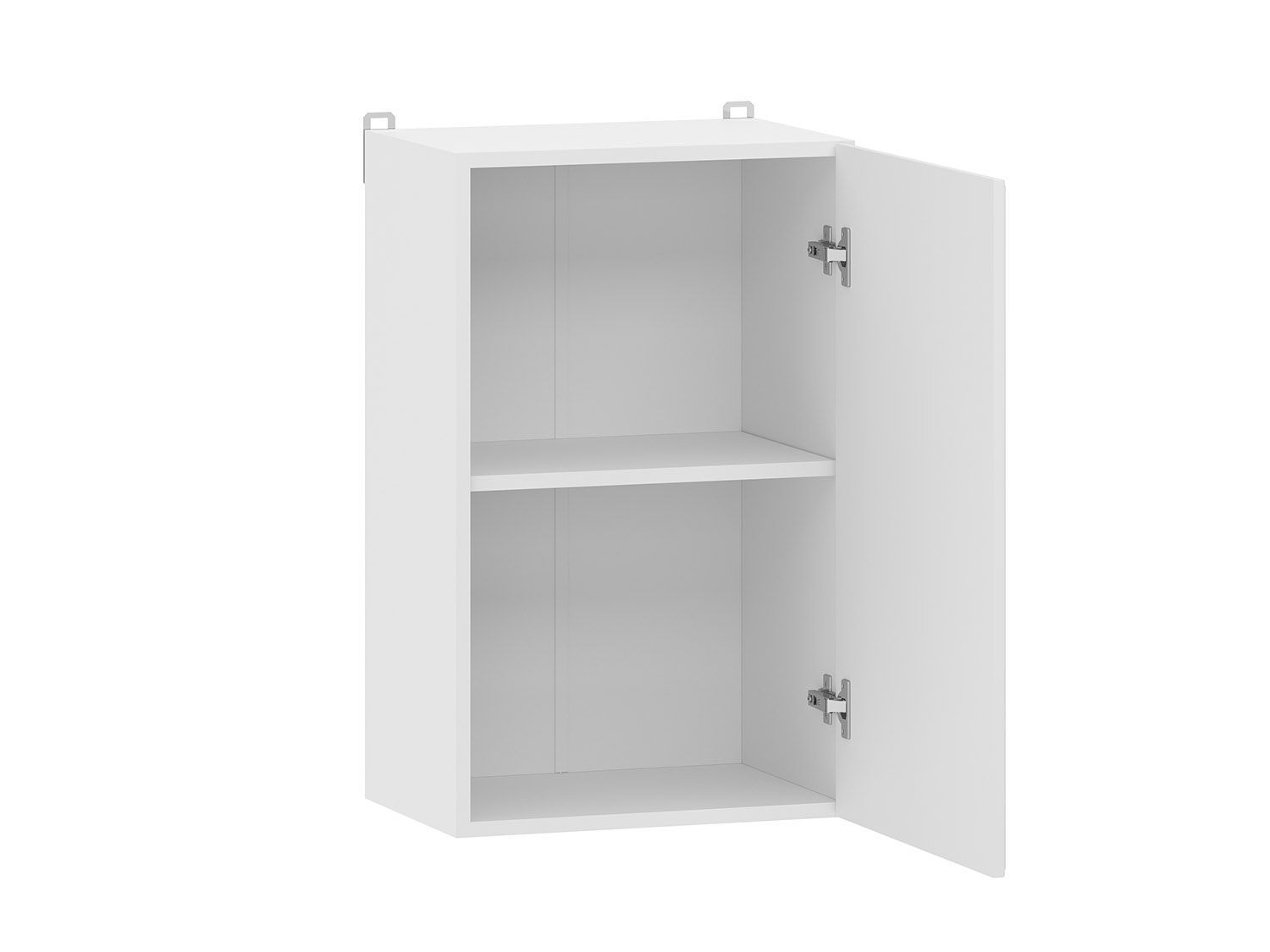 Вокс 100.30 450 шкаф навесной / Белый/Меренга