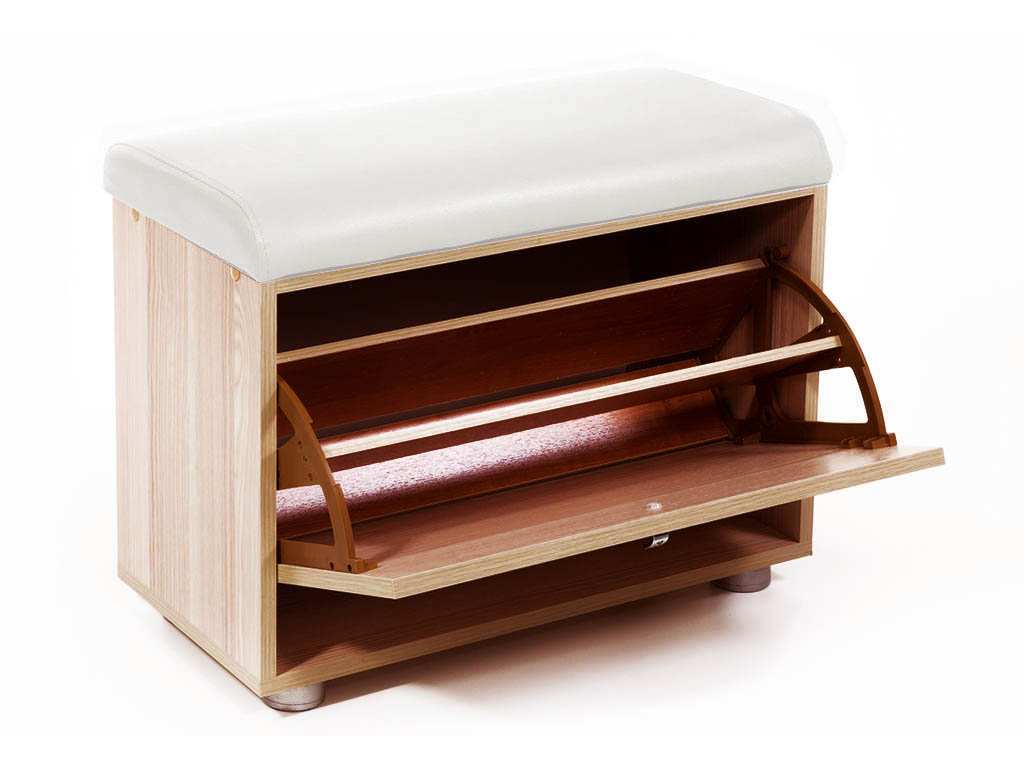 Обувница МС-1 дуб сонома/милк