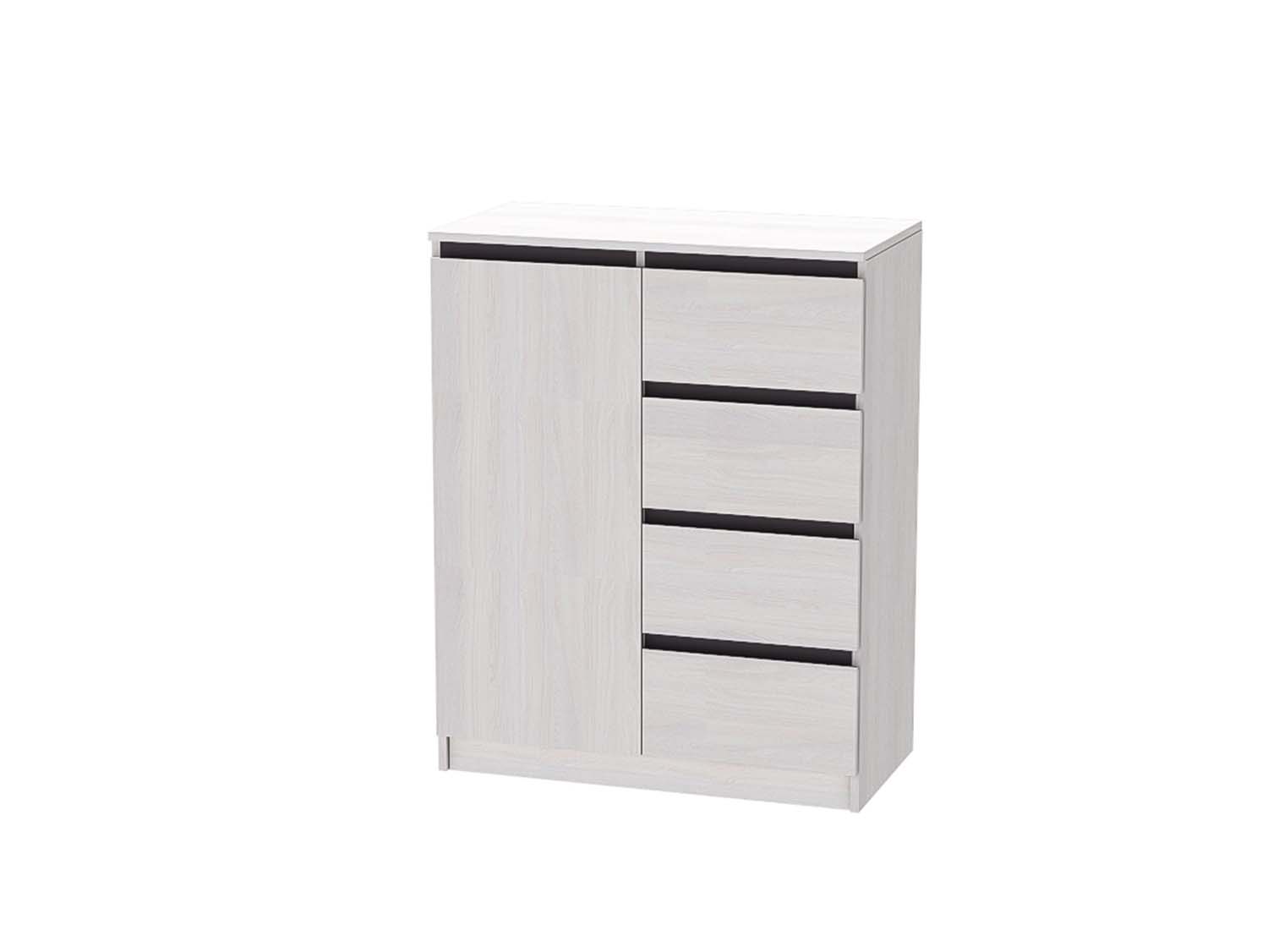 Кэт-1 комод 1 ств./ящики - Ясень Анкор светлый