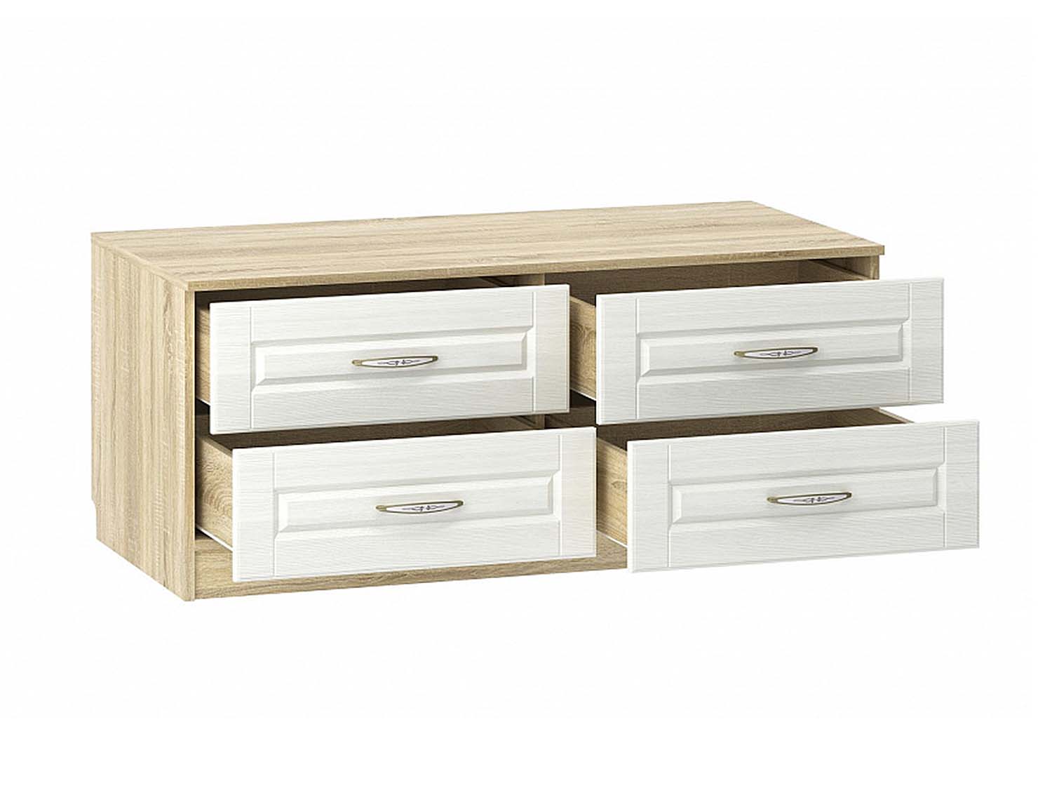 НМ 040.48 Тумба ТВА Оливия Дуб Сонома/белое дерево