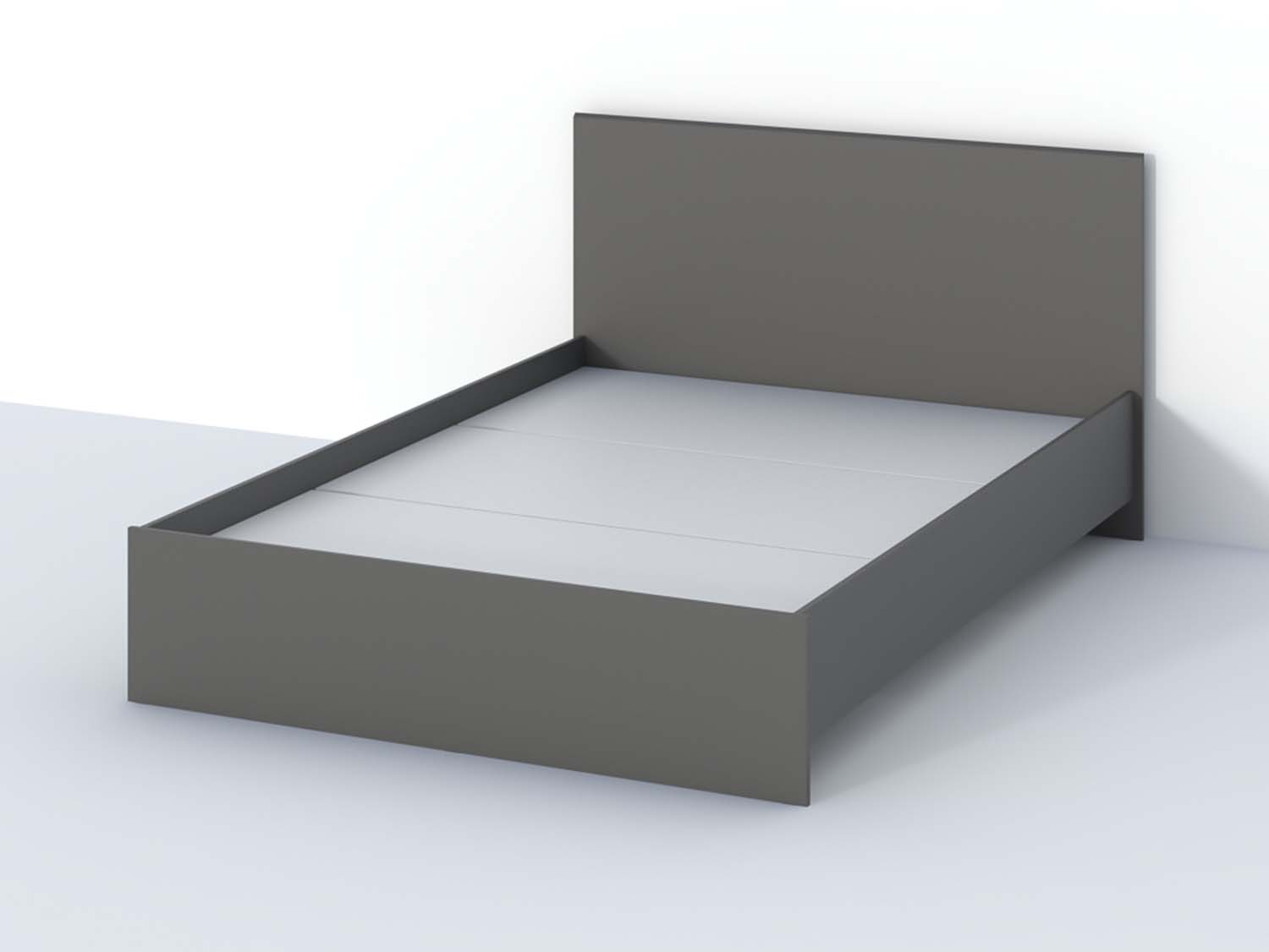 Кэт-1 кровать  арт. 017 настил 1,4 - Графит
