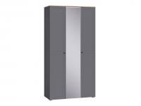 Остин Шкаф для одежды 13.336.03 графит/дуб золотой