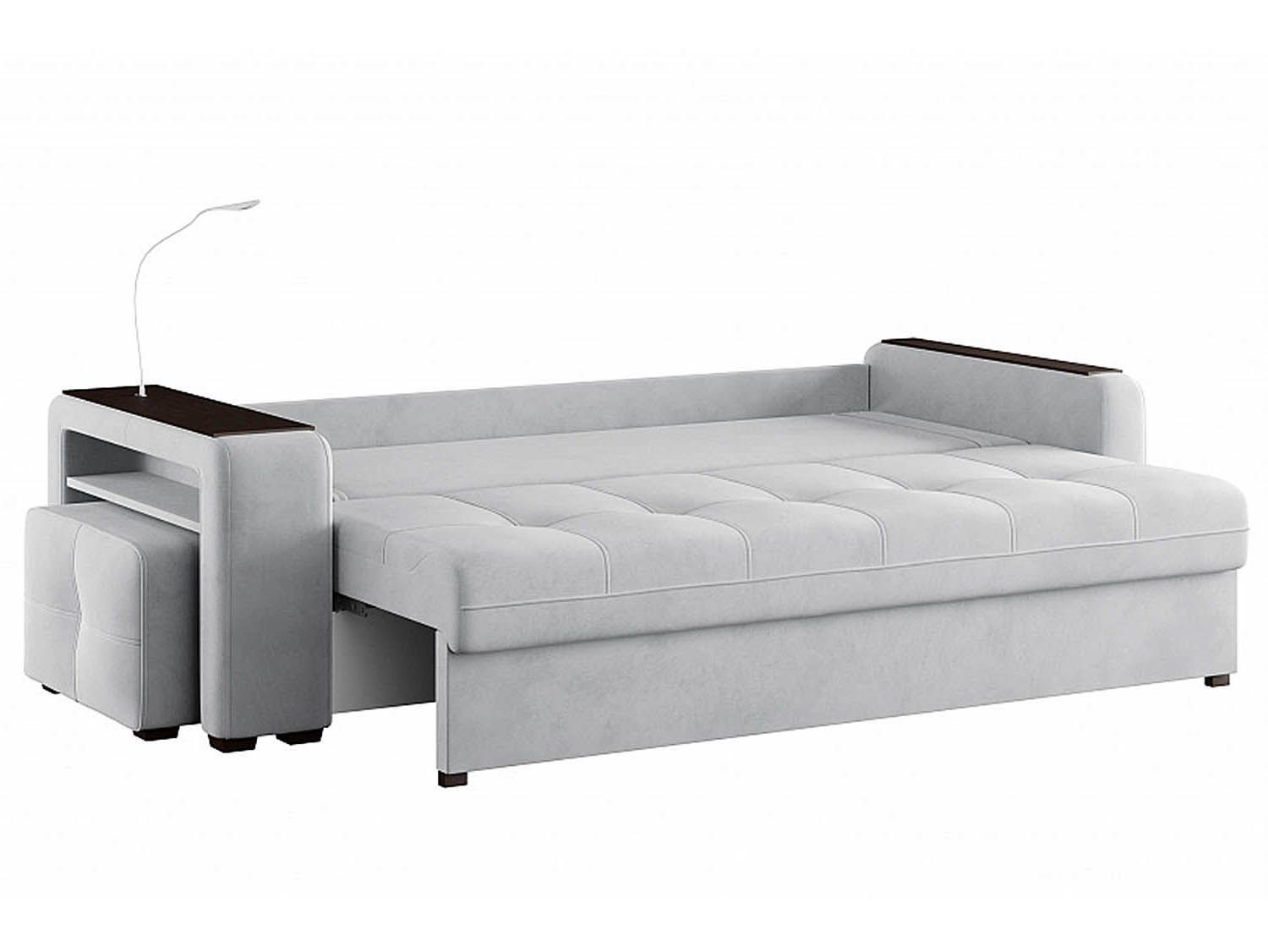 Диван Smart 4 пуф слева Б4-3Т-Б3 СК Ультра Смог