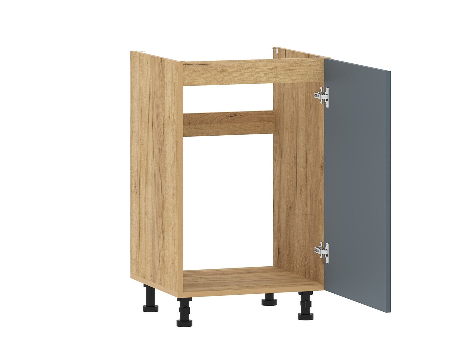 Борги 100.03 тумба под мойку (500) Дуб Крафт золотой / Маренго