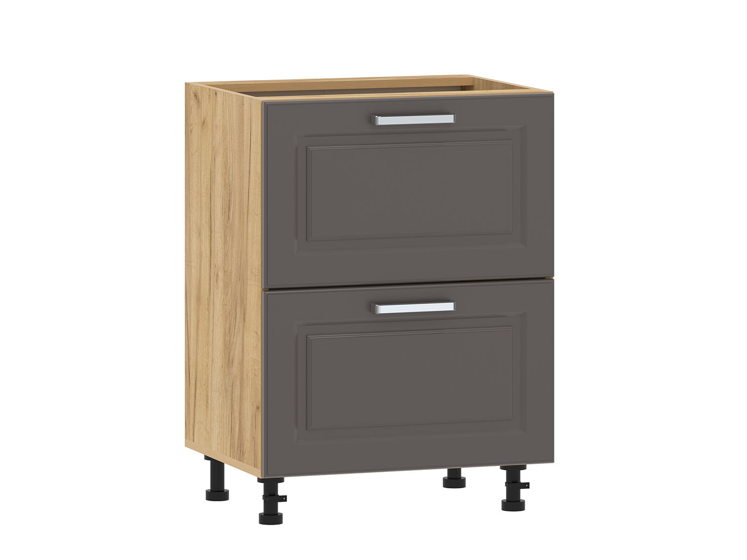 Вокс 100.05 600 тумба кухонная / Дуб крафт золотой/Графит