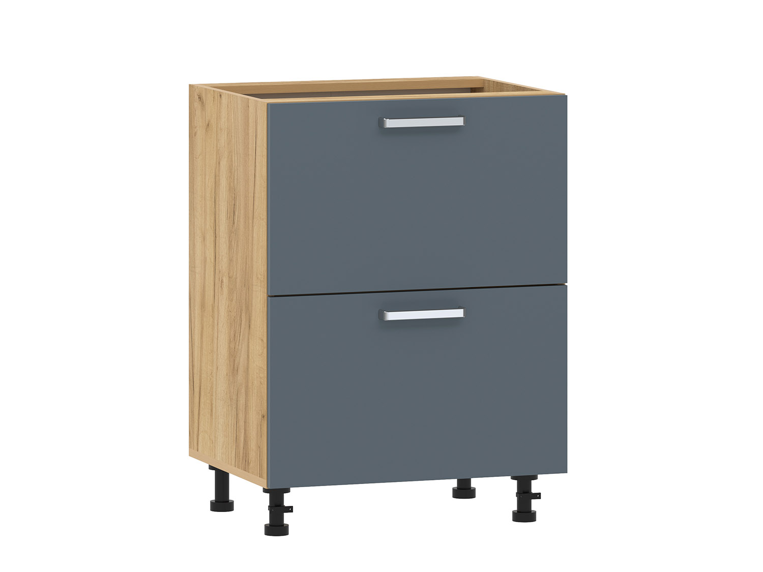 Борги 100.05 600 тумба кухонная / Дуб Крафт золотой/Маренго