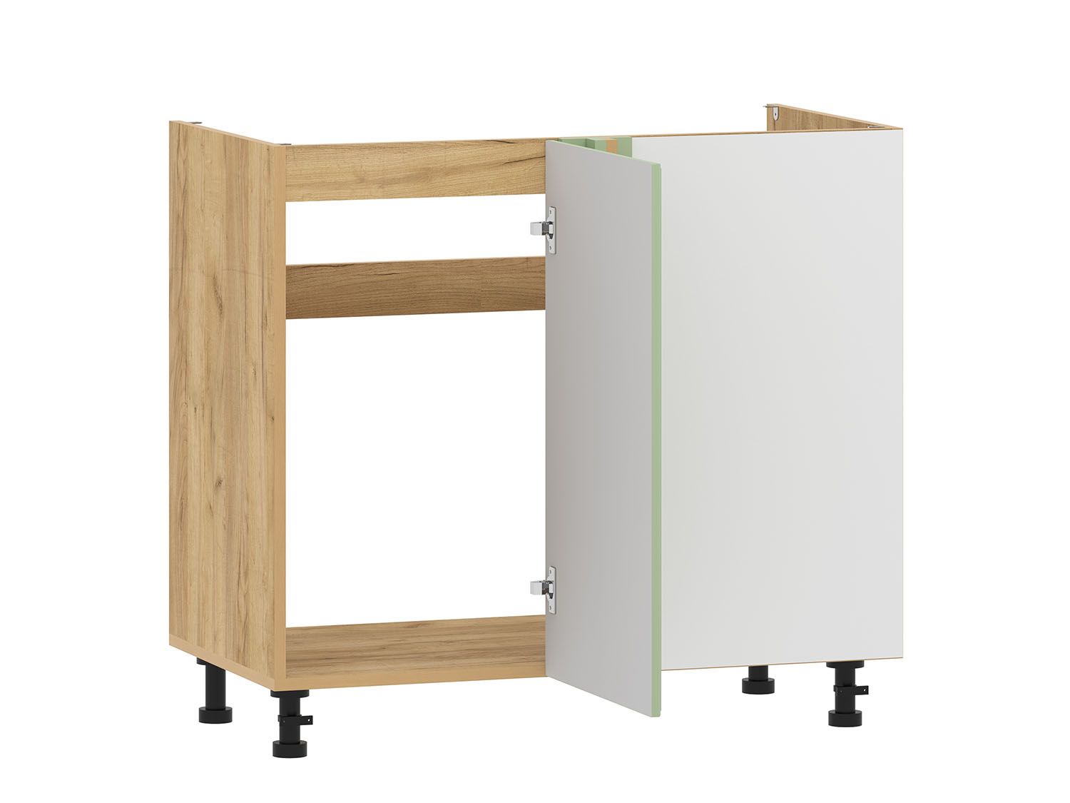 Кухня Вокс комплект 3 Дуб Крафт золотой / Фисташка