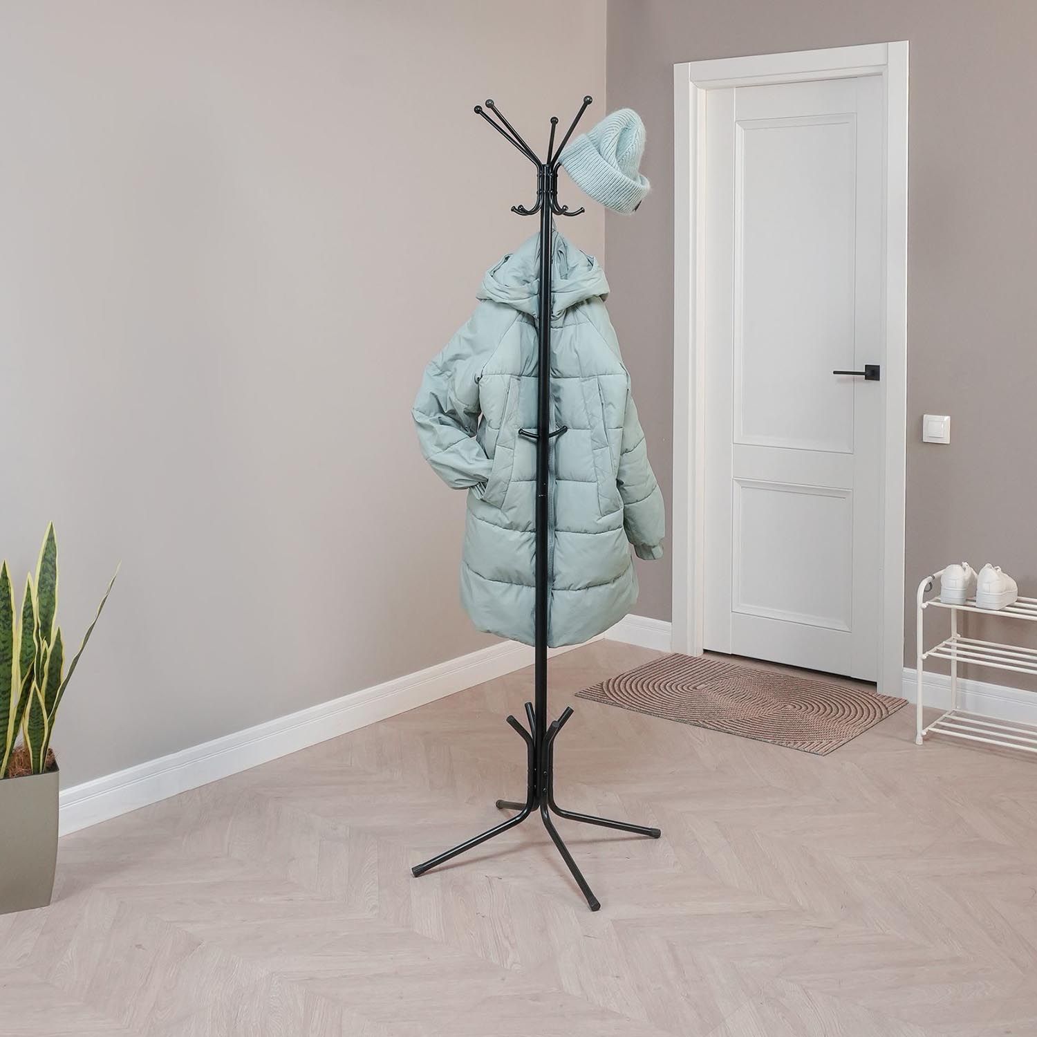 Вешалка напольная Луч 5 Черный