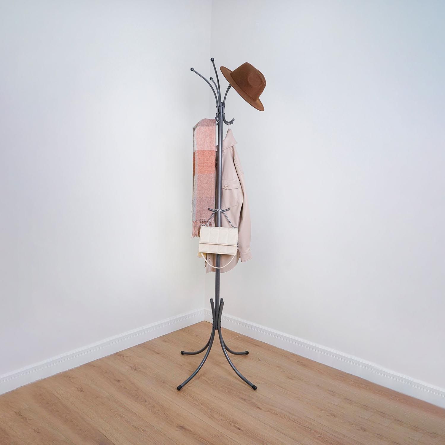 Вешалка напольная Корона разборная Графит