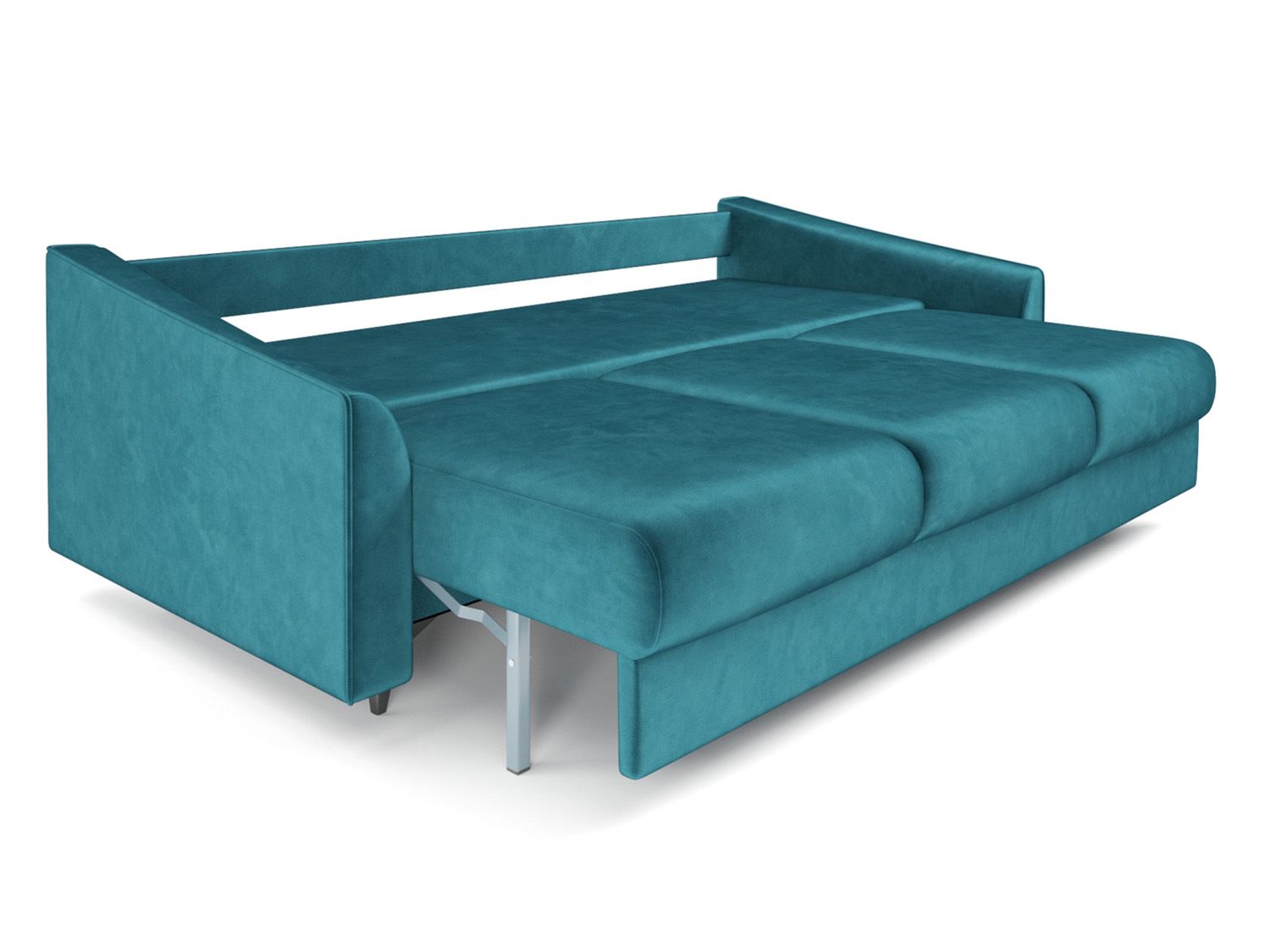 Диван Уэльс бархат сине-зеленый STAR VELVET 43 BLACK GREEN