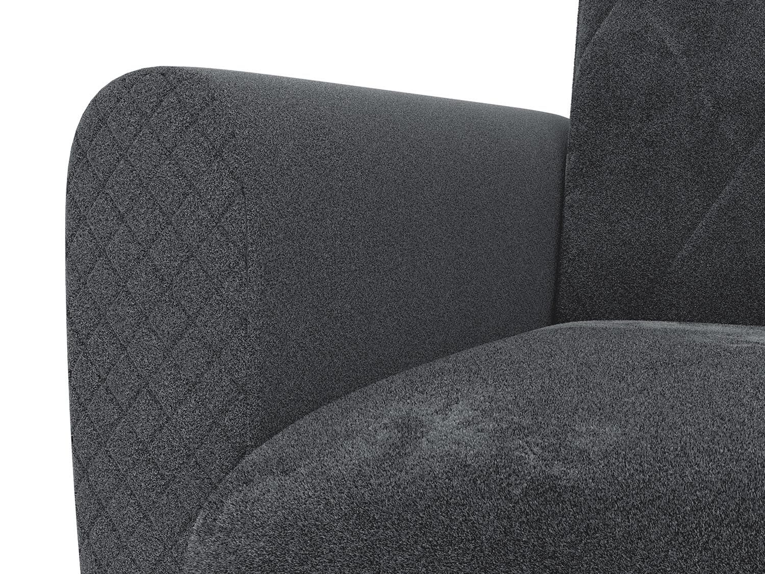 Эдвин М кресло для отдыха / велюр джоя 018 графит