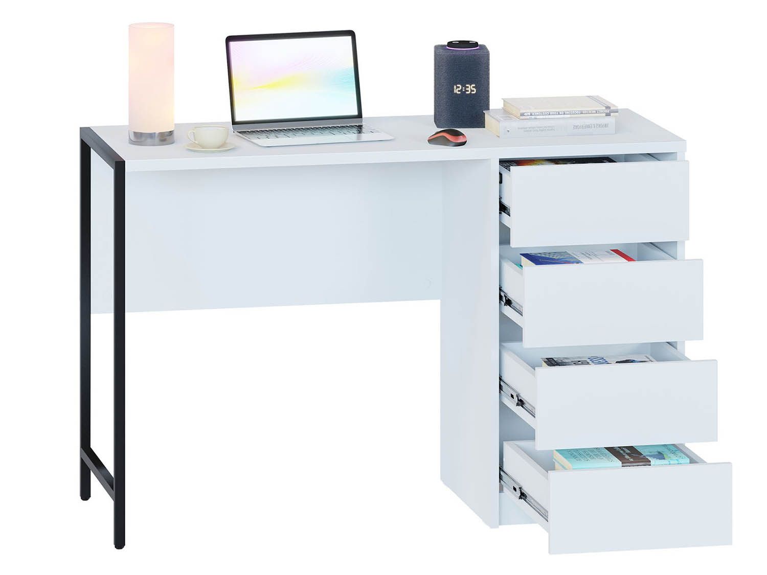 СПМ-405 Стол письменный Белый