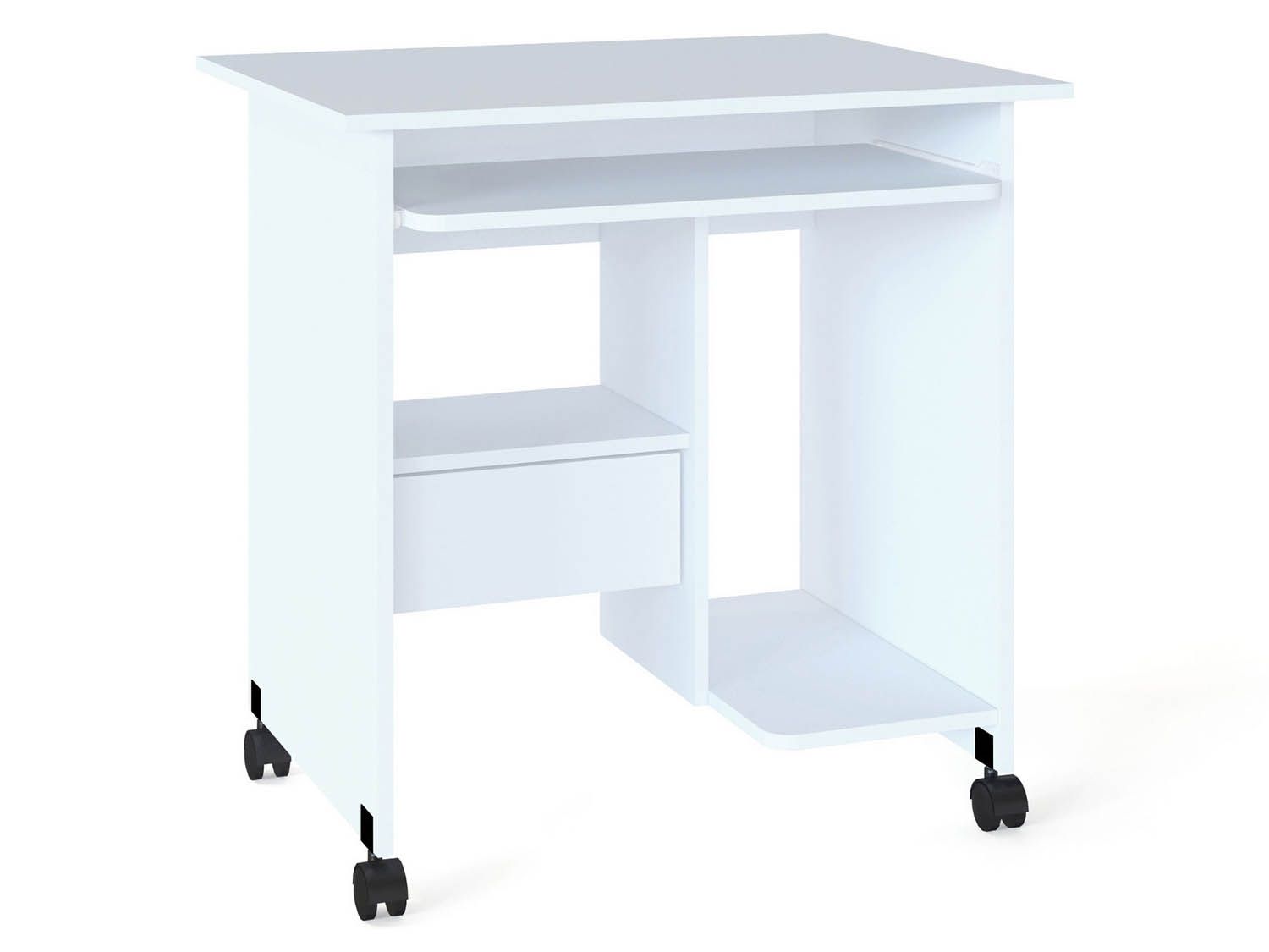 Компьютерный стол КСТ-10.1 белый