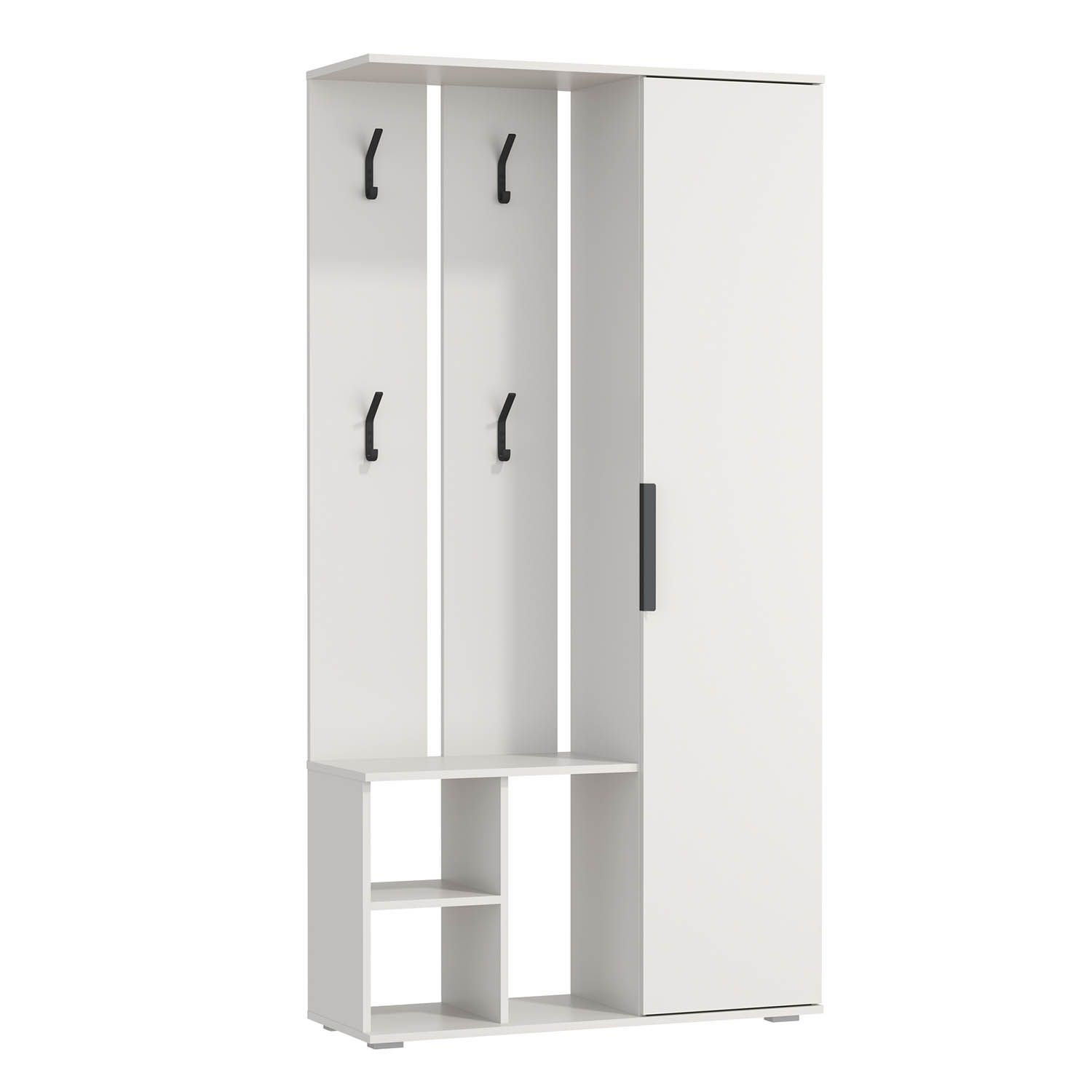 Шкаф комбинированный Кармен-1 Белый