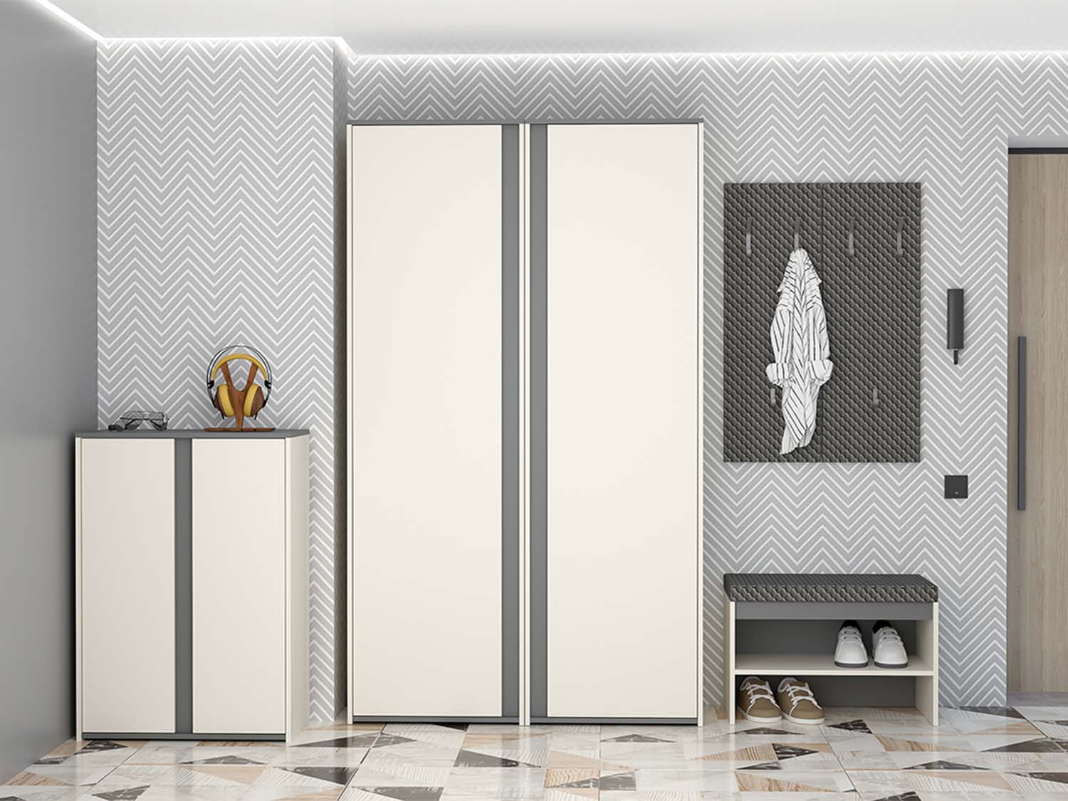 Прихожая Иннэс-12 вар. 2 - Миндаль