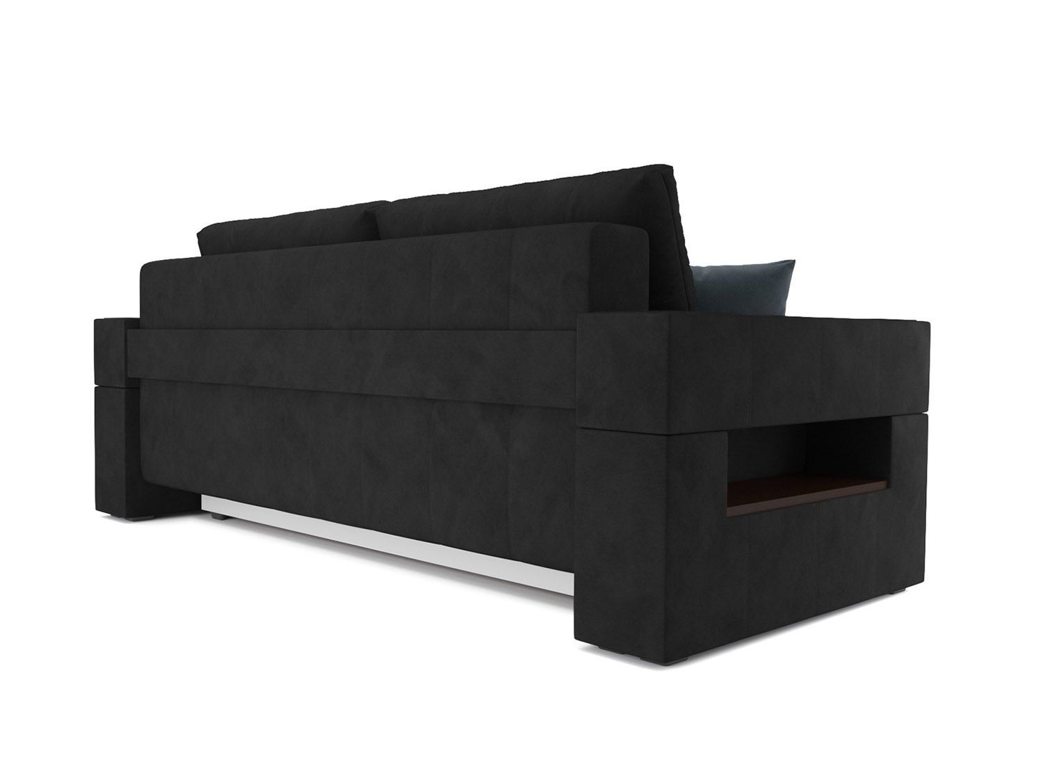 Диван Венеция велюр чёрный НВ-178 17