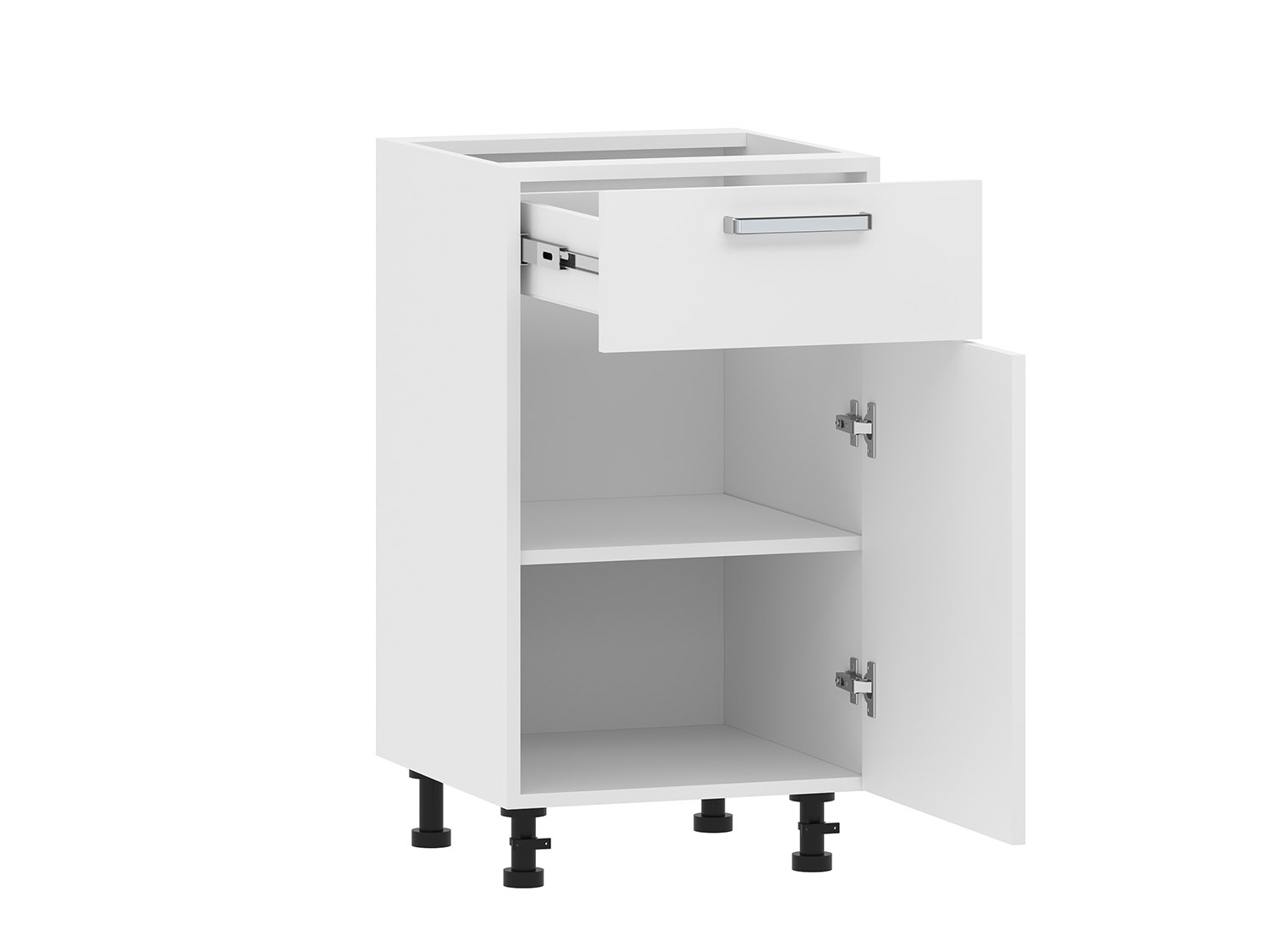 Борги 100.08 450 тумба кухонная / Белый