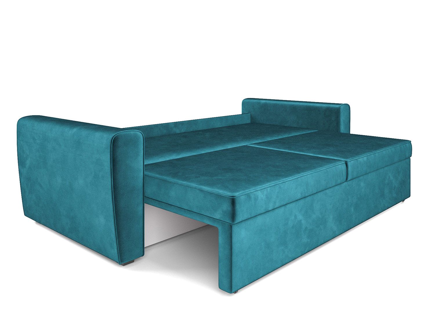 Диван Оскар бархат сине-зеленый STAR VELVET 43 BLACK GREEN