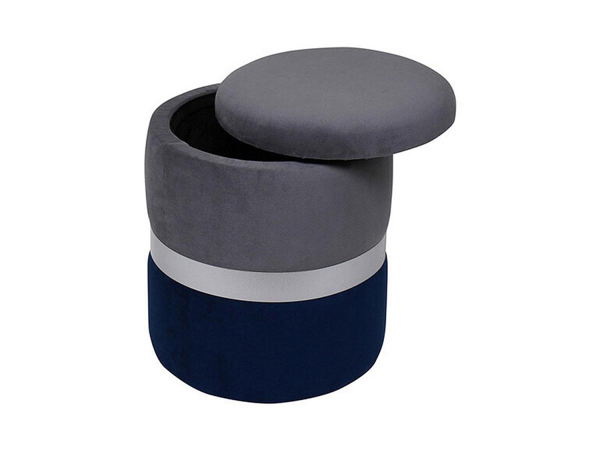 Пуф Аризона Серо-Синий