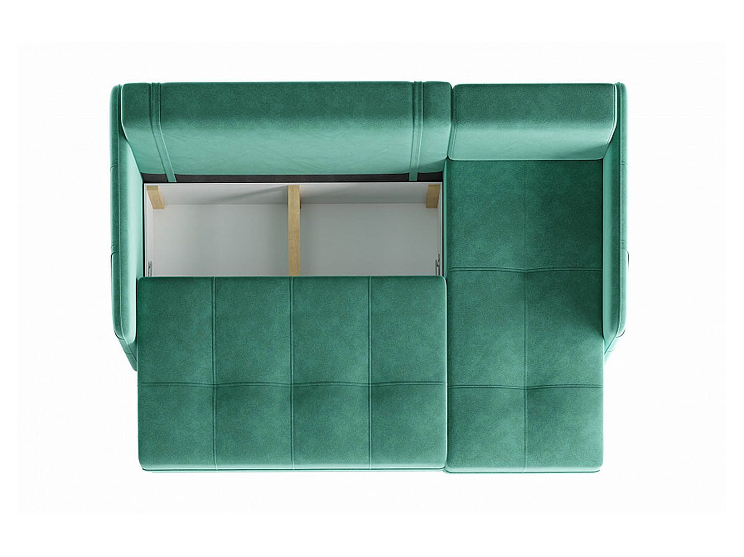 Диван-кровать угловой SMART 1 2Т-1Пф Кашемир 672