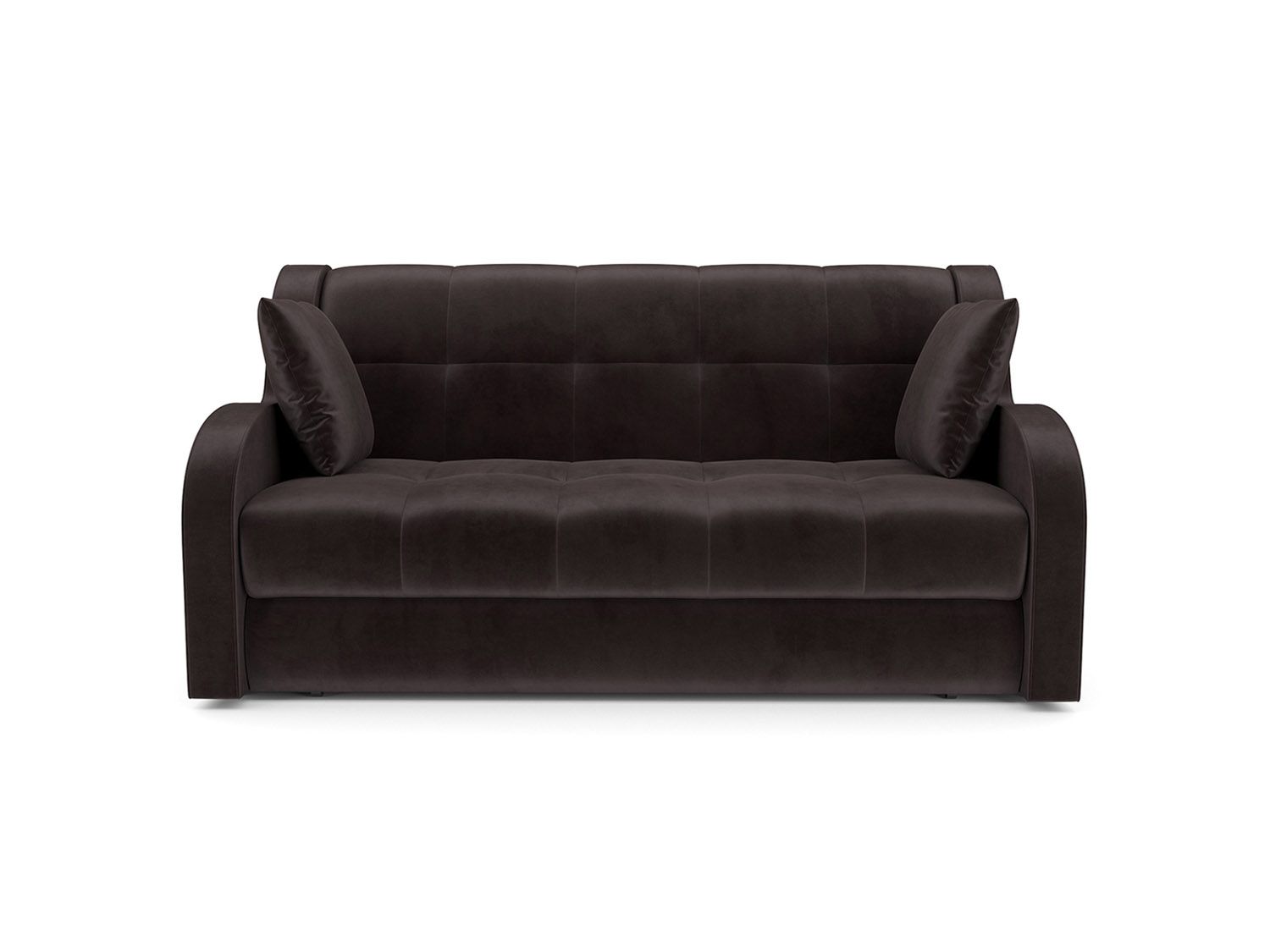 Диван Аккордеон Барон бархат шоколадный Star Velvet 60 Coffee