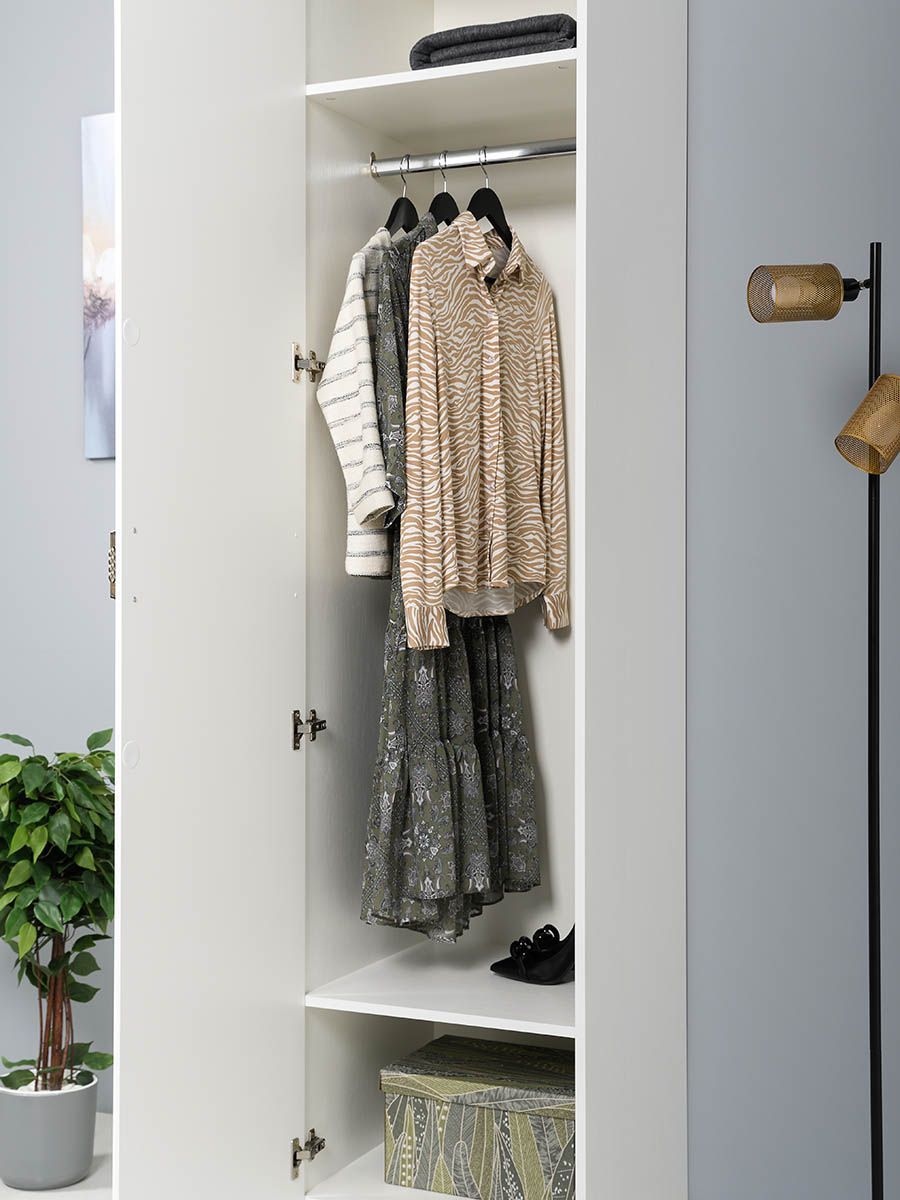 Ливерпуль Шкаф 13.27.01 Белый/Ясень ваниль