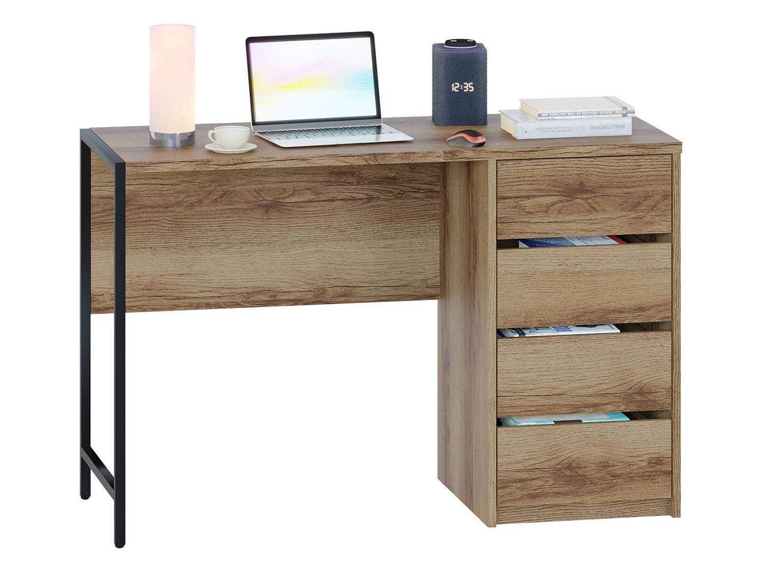 СПМ-405 Стол письменный Дуб Делано