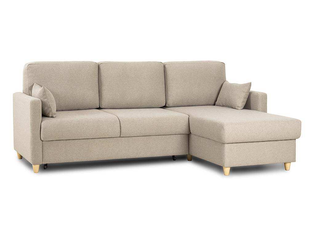 Дилан диван-кровать угловой ТД 420 Сага латте