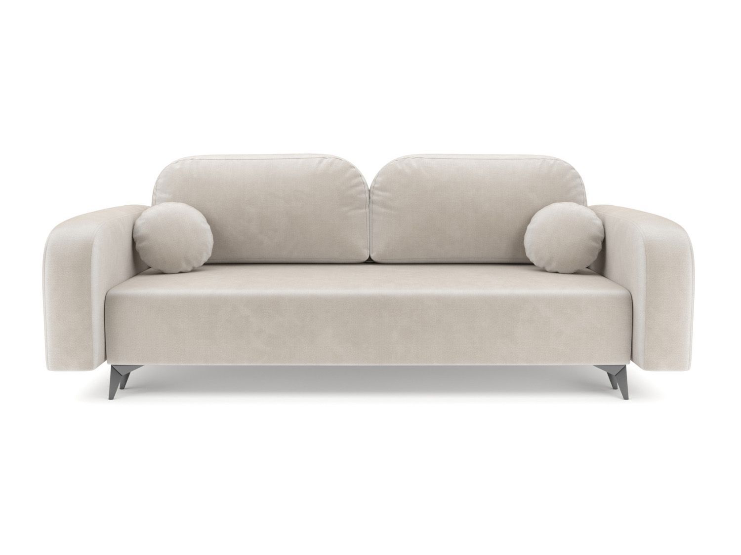 Диван Цюрих бархат бежевый STAR VELVET 6 LIGHT Beige