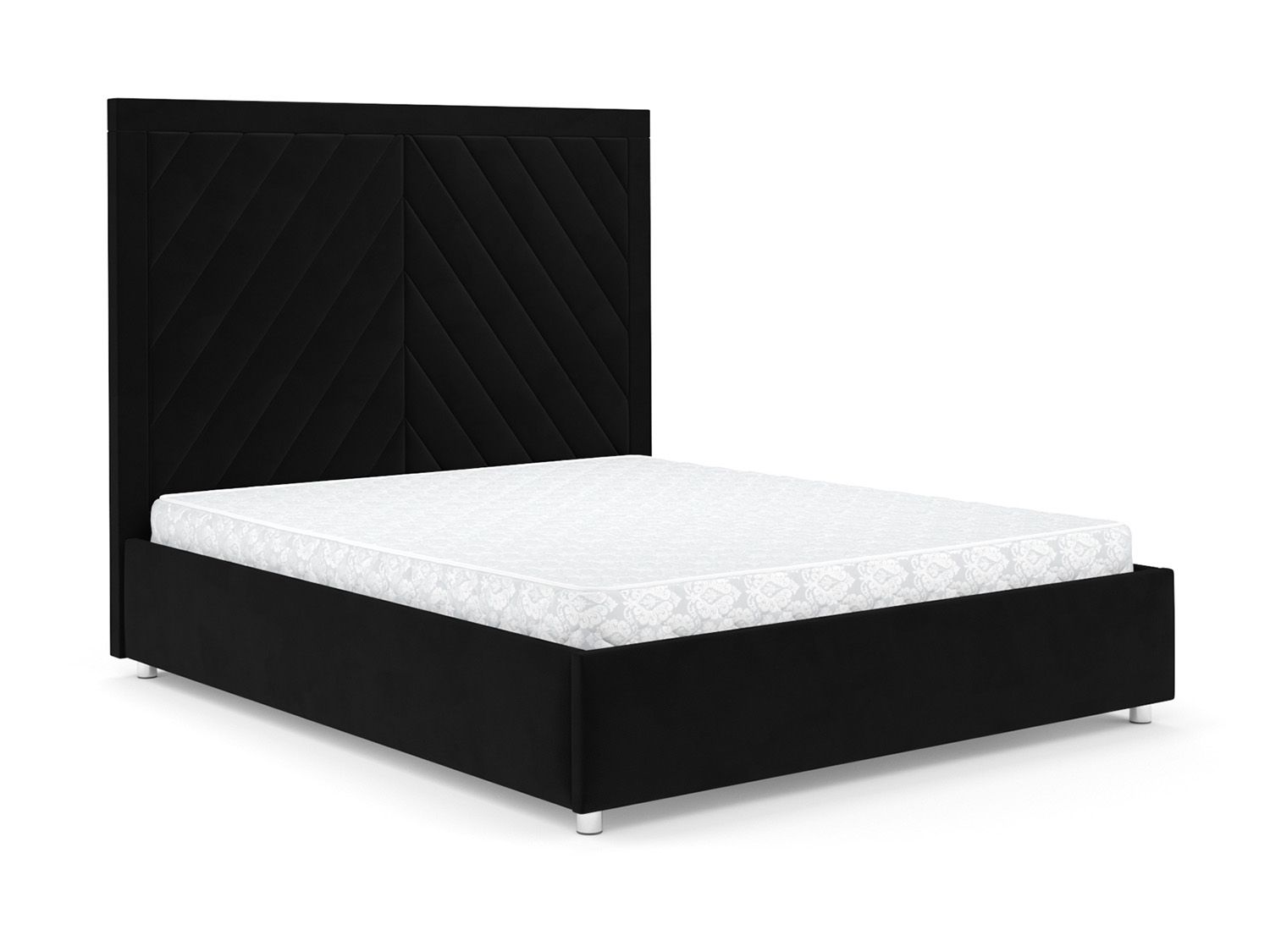 Кровать Мишель велюр чёрный НВ-178 17 160