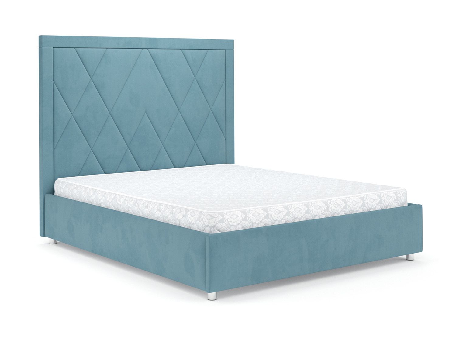 Кровать Треви Голубой - Luna 089 160