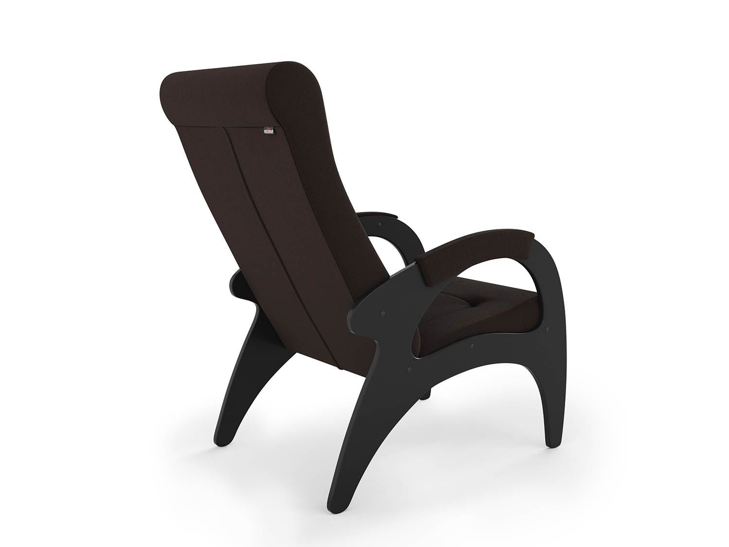 Кресло Ремини Черный / Шоколад